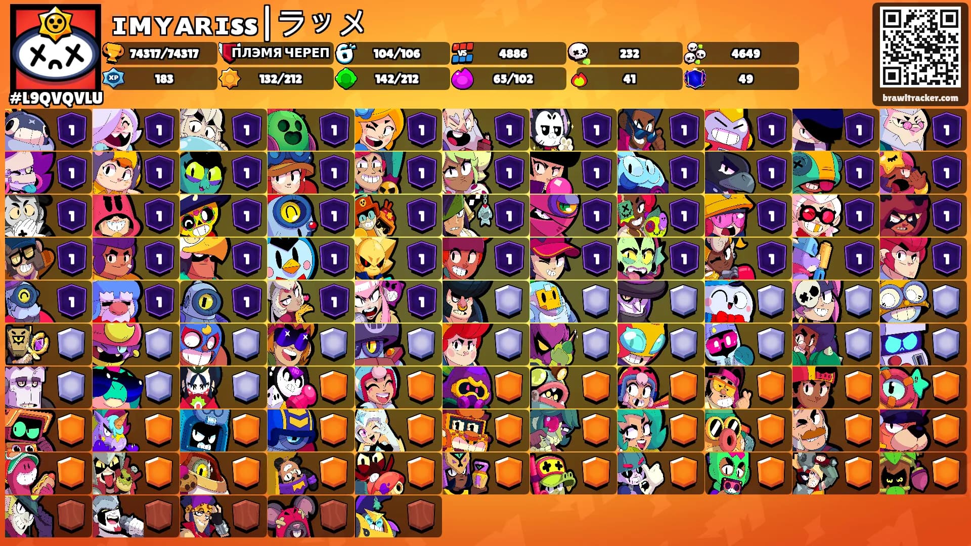 ɪᴍʏᴀʀɪss|ラッメ's Ranks