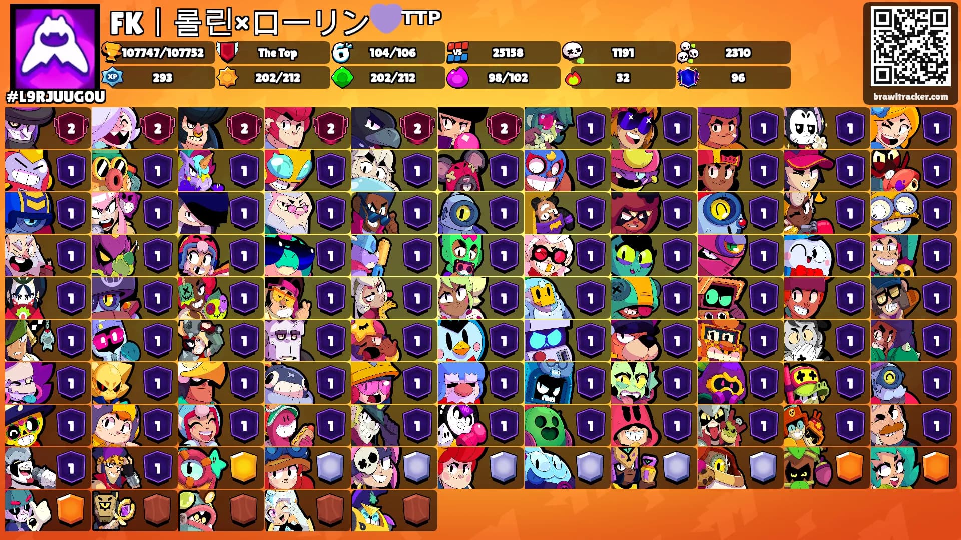 FKㅣ롤린×ローリン💜ᵀᵀᴾ's Ranks