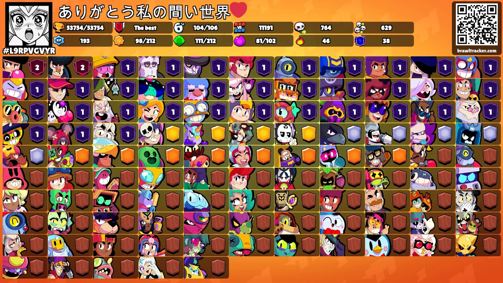 ありがとう私の間い世界❤️'s Ranks