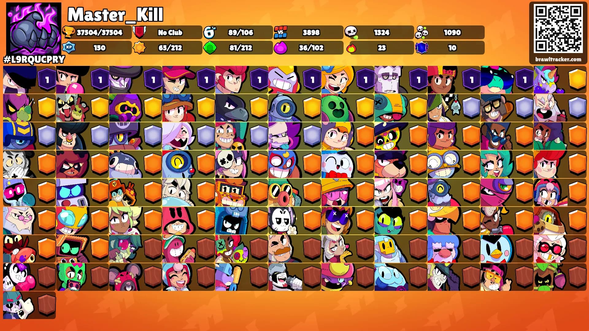 Master_Kill's Ranks