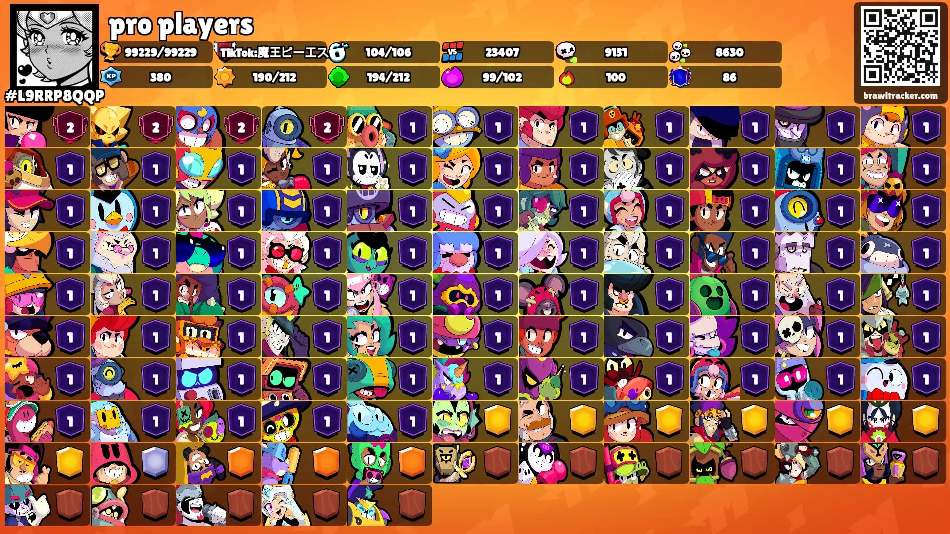 pro players's Ranks