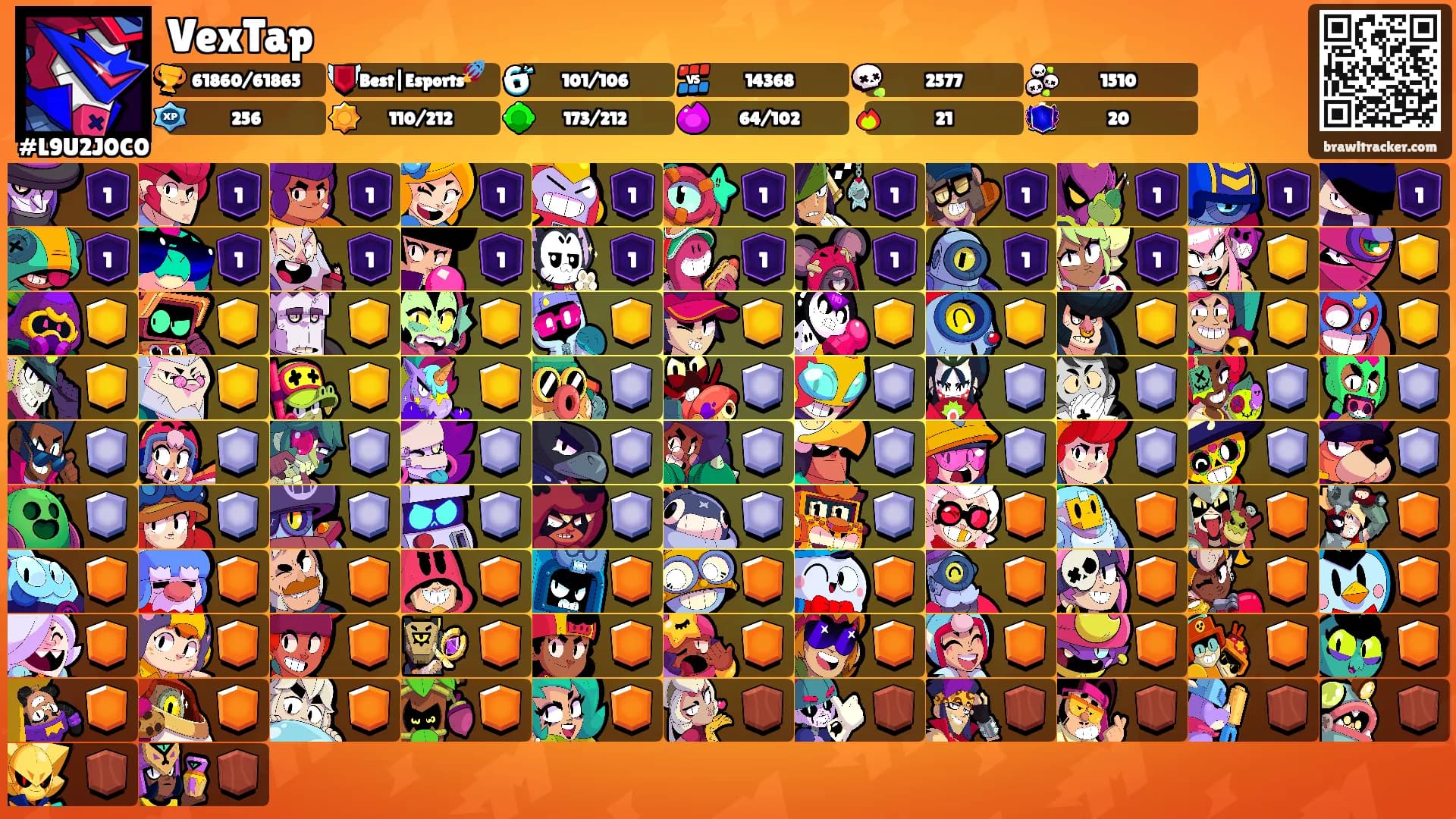 VexTap's Ranks