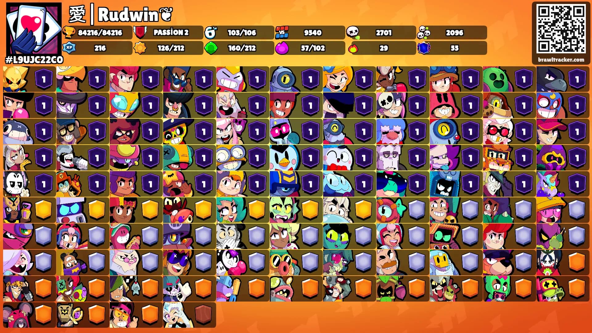 愛|Rudwin❦'s Ranks