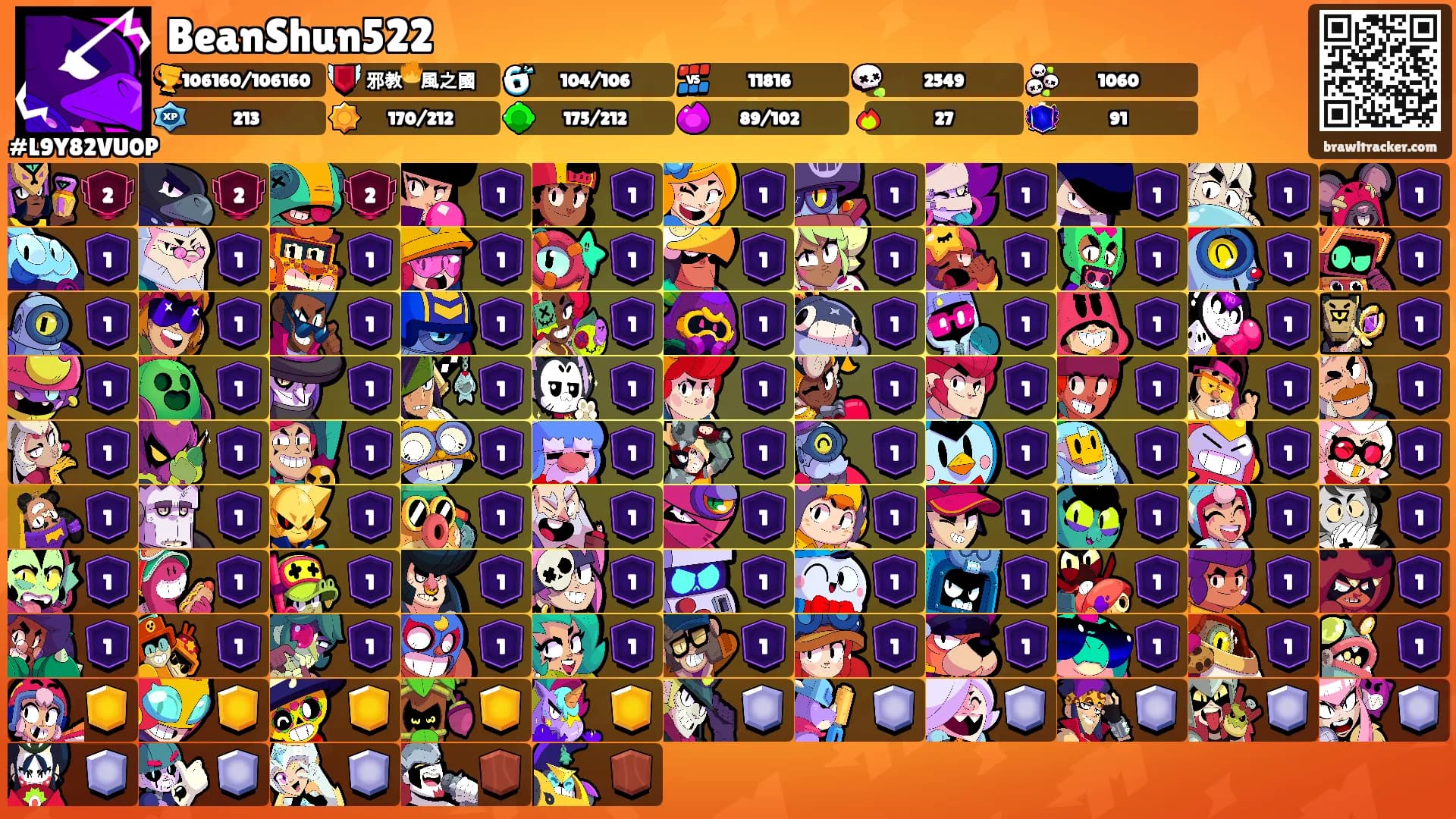 BeanShun522's Ranks
