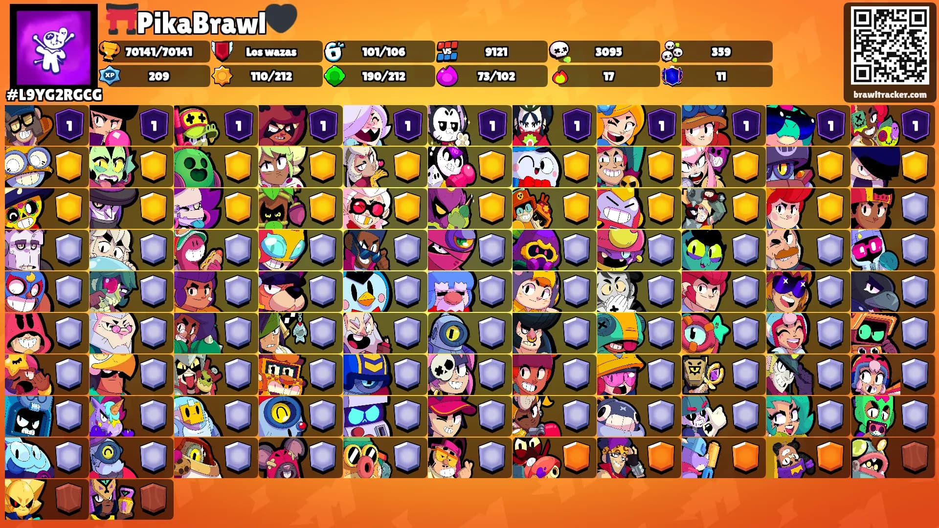 ⛩️PikaBrawl🖤's Ranks