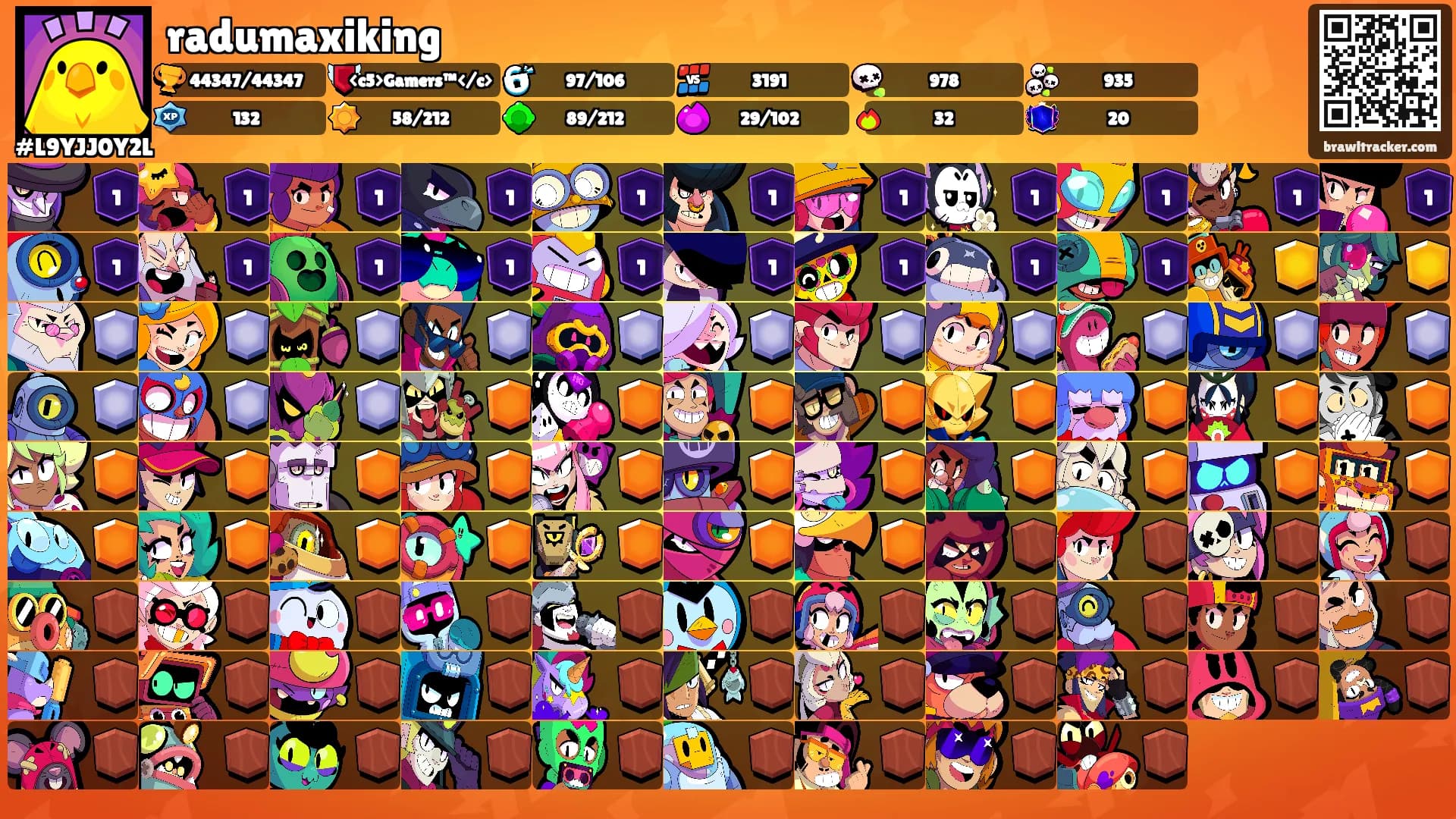 radumaxiking's Ranks
