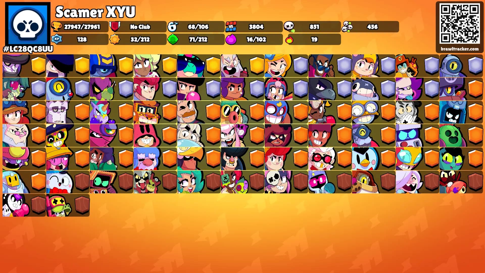 Scamer XYU's Ranks