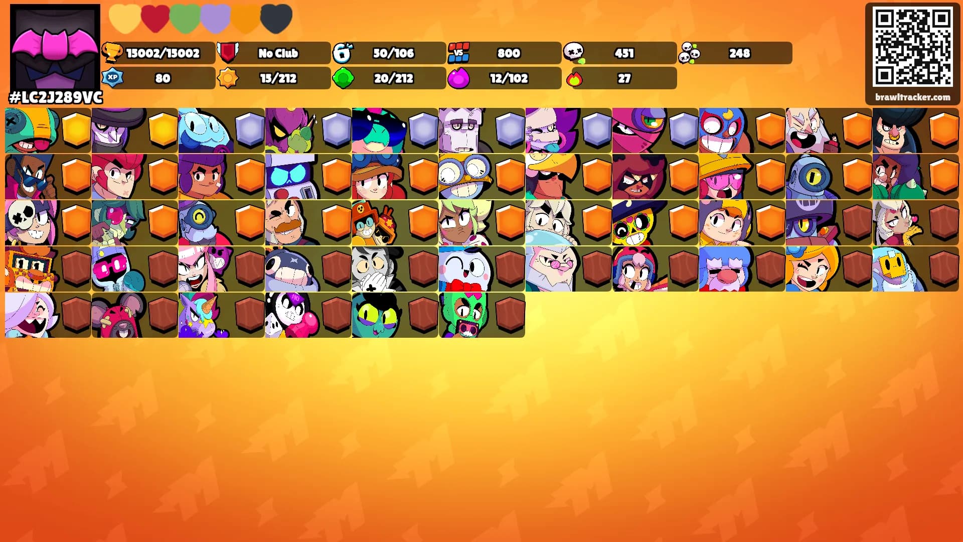 💛♥️💚💜🧡🖤's Ranks