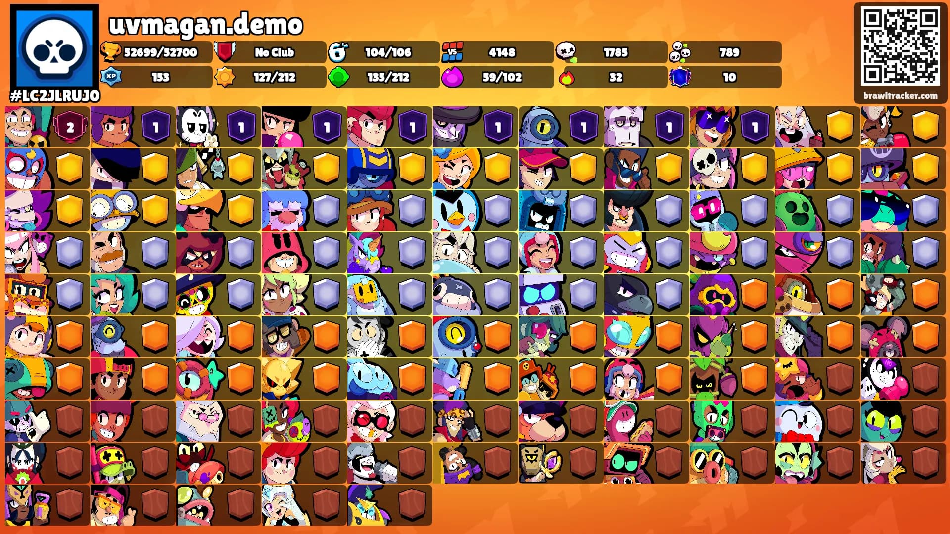 uvmagan.demo's Ranks
