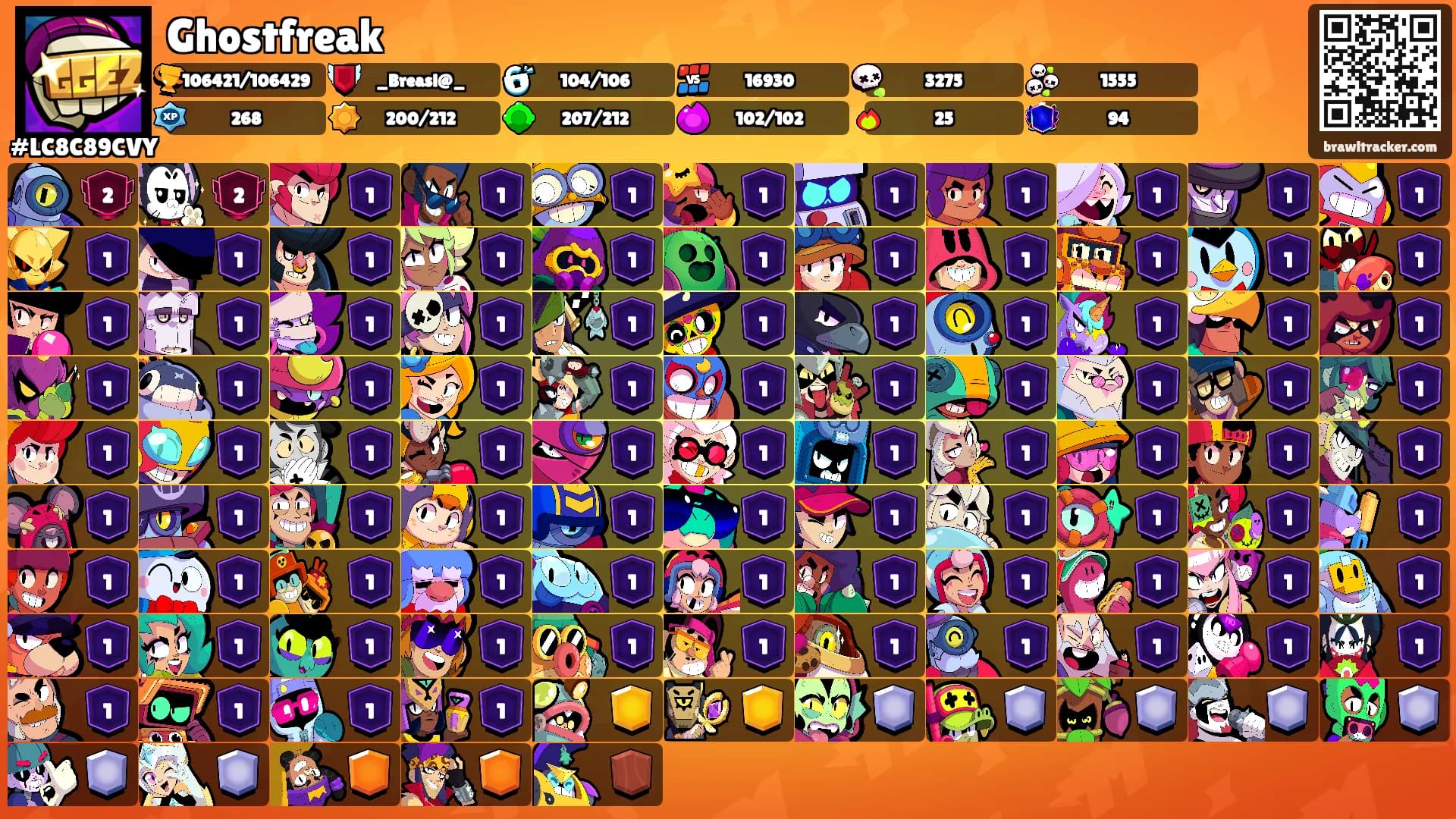 Ghostfreak's Ranks
