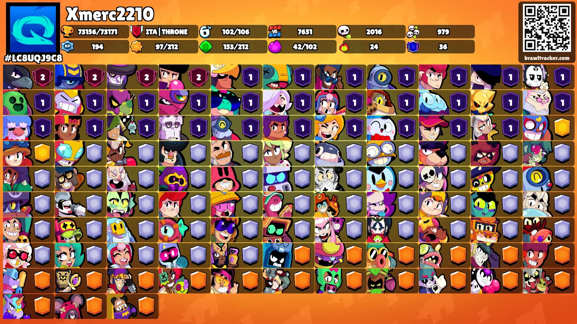 Xmerc2210's Ranks