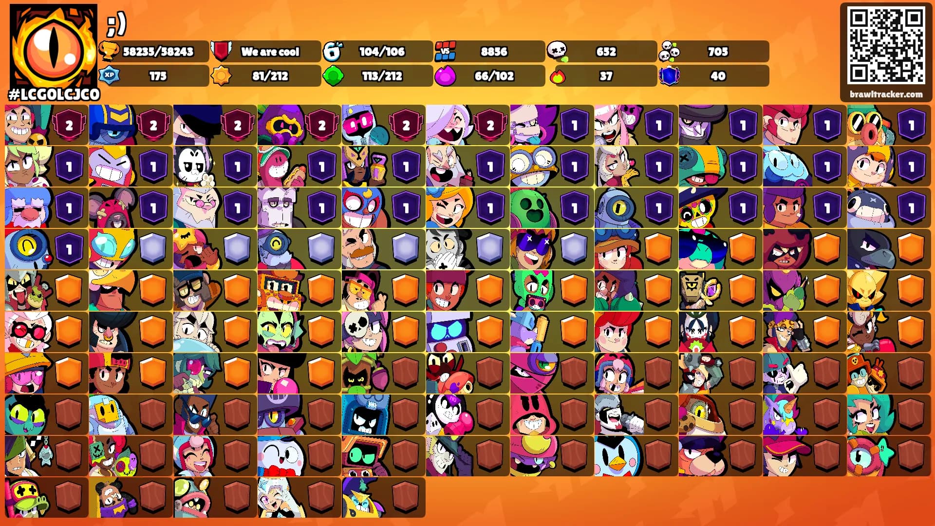 ;)'s Ranks