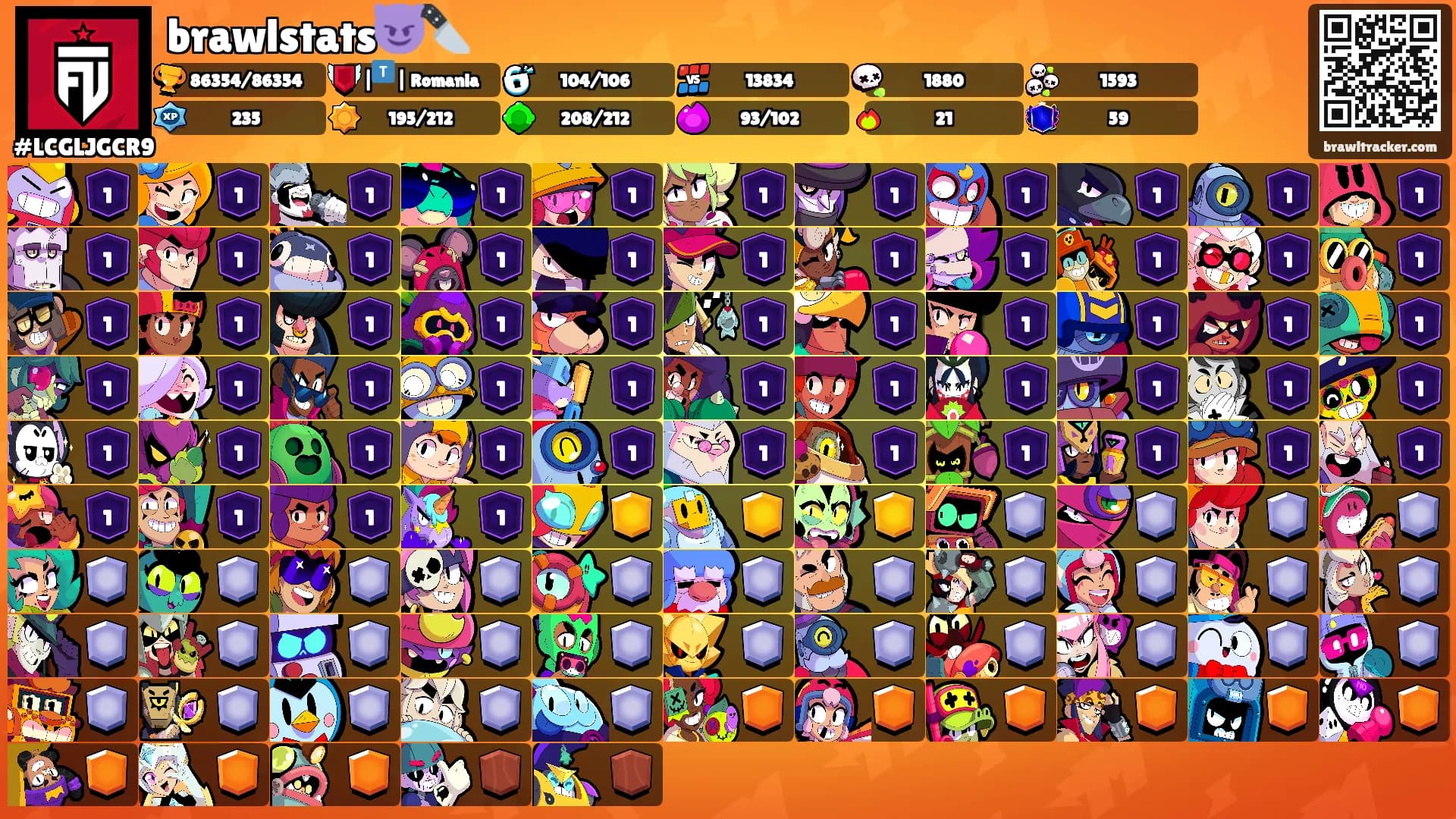 brawlstats😈🔪's Ranks