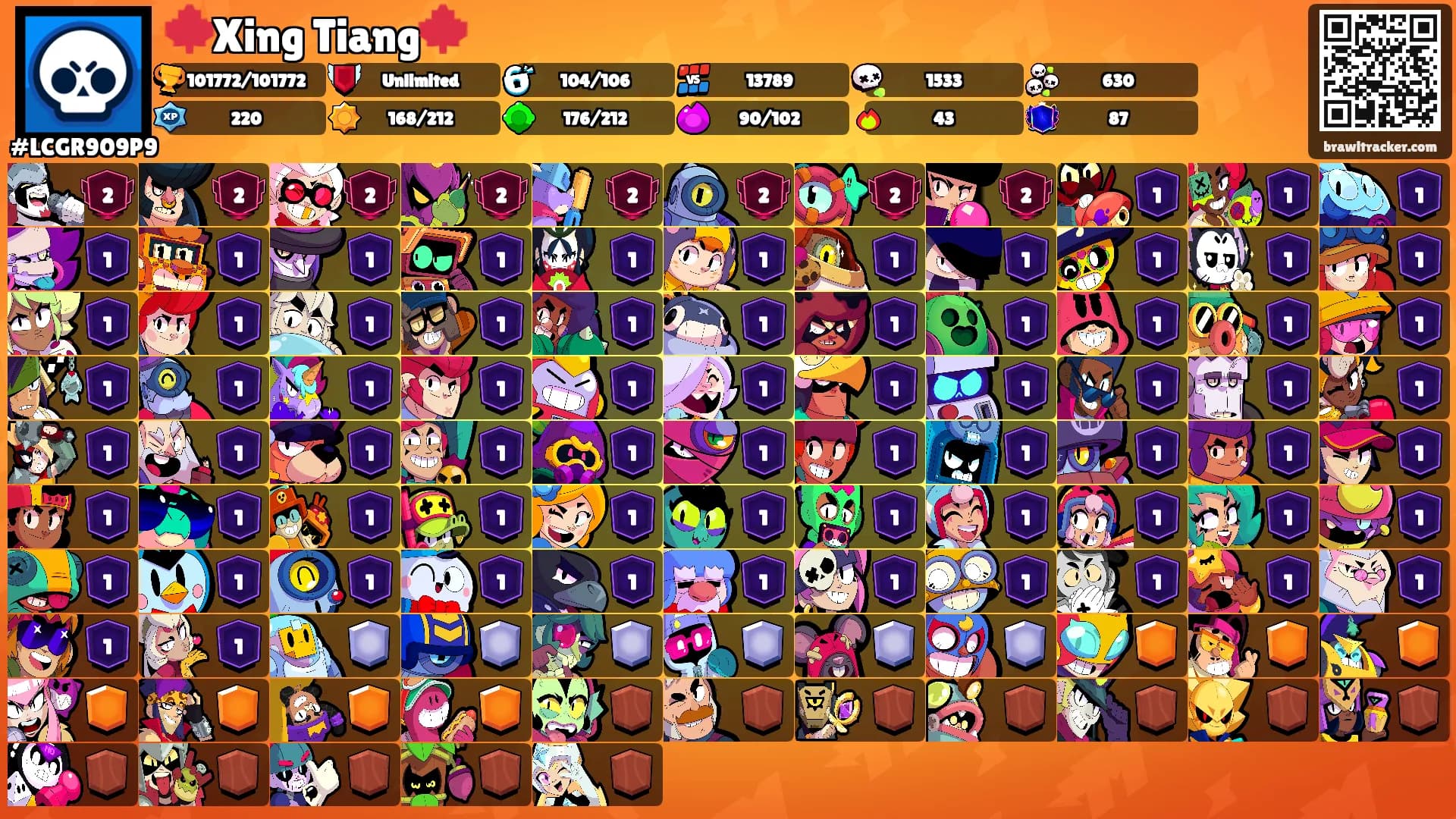 🍁Xing Tiang🍁's Ranks