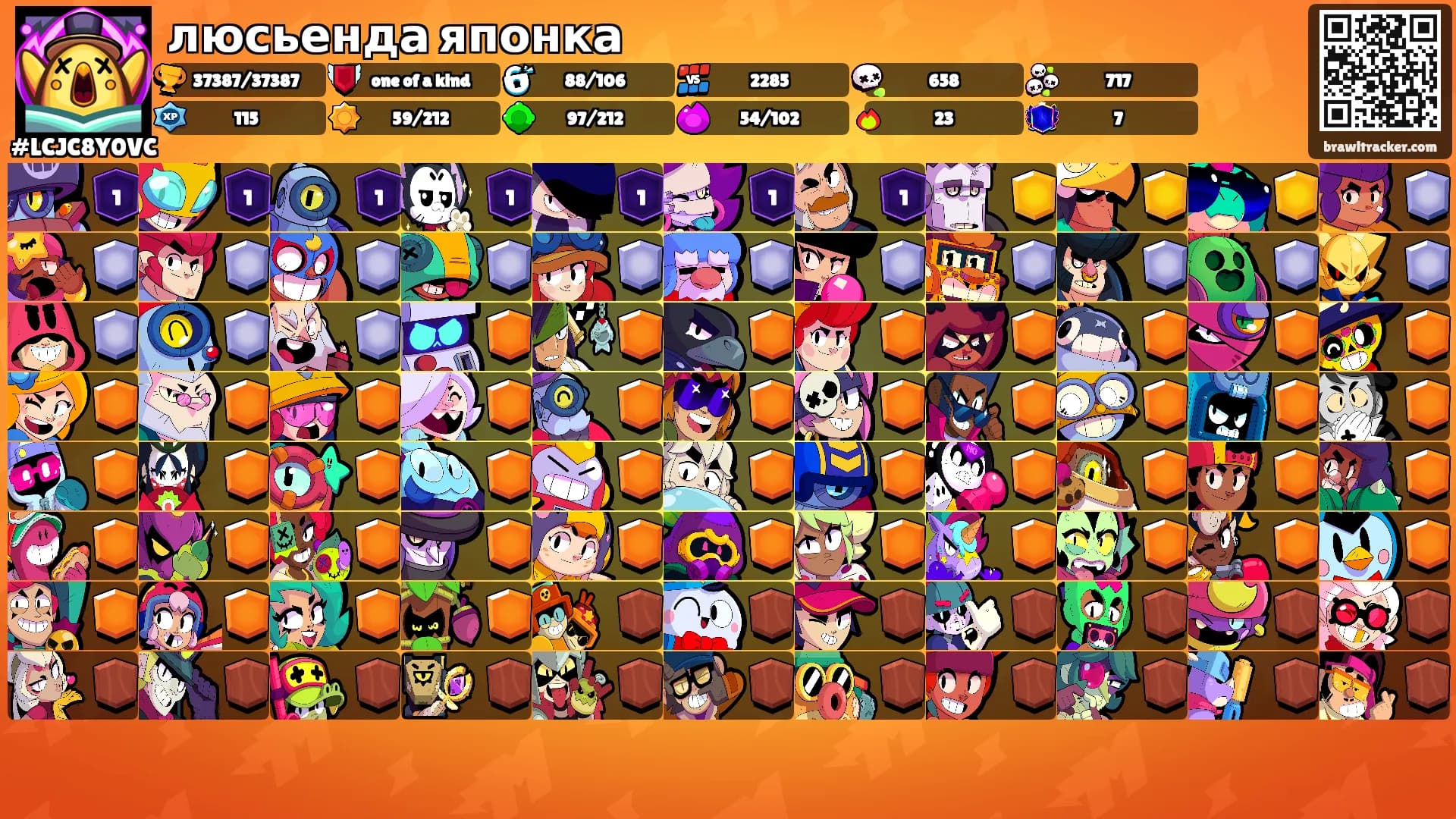 люсьенда японка's Ranks