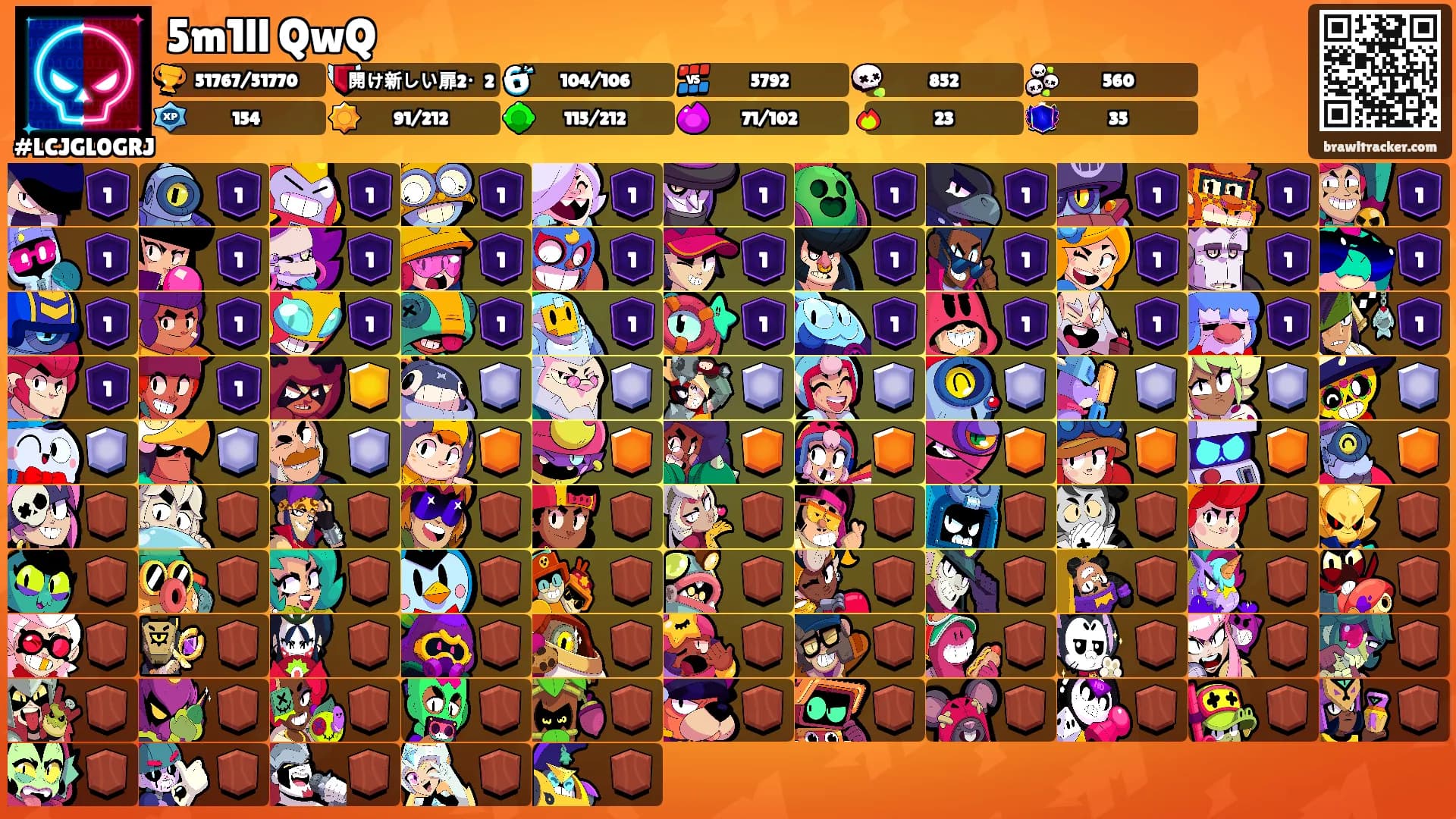 5m1ll QwQ's Ranks