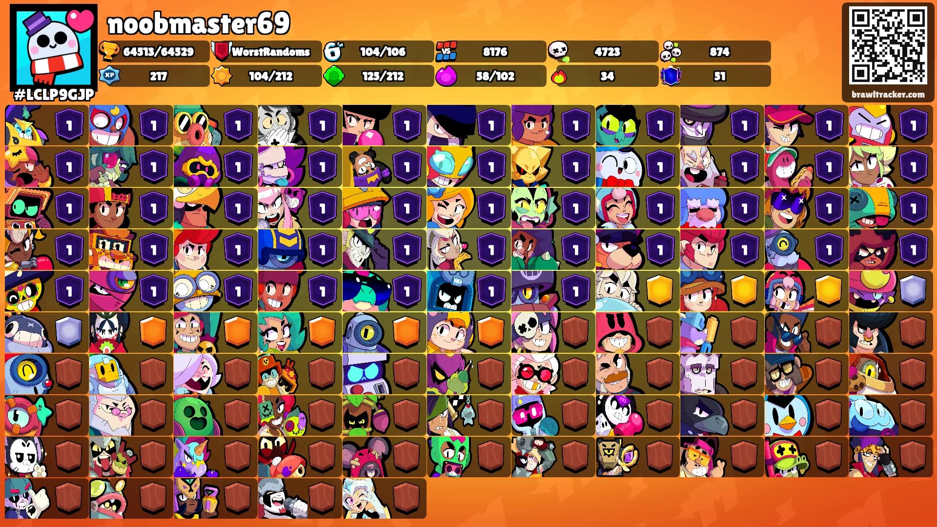 noobmaster69's Ranks