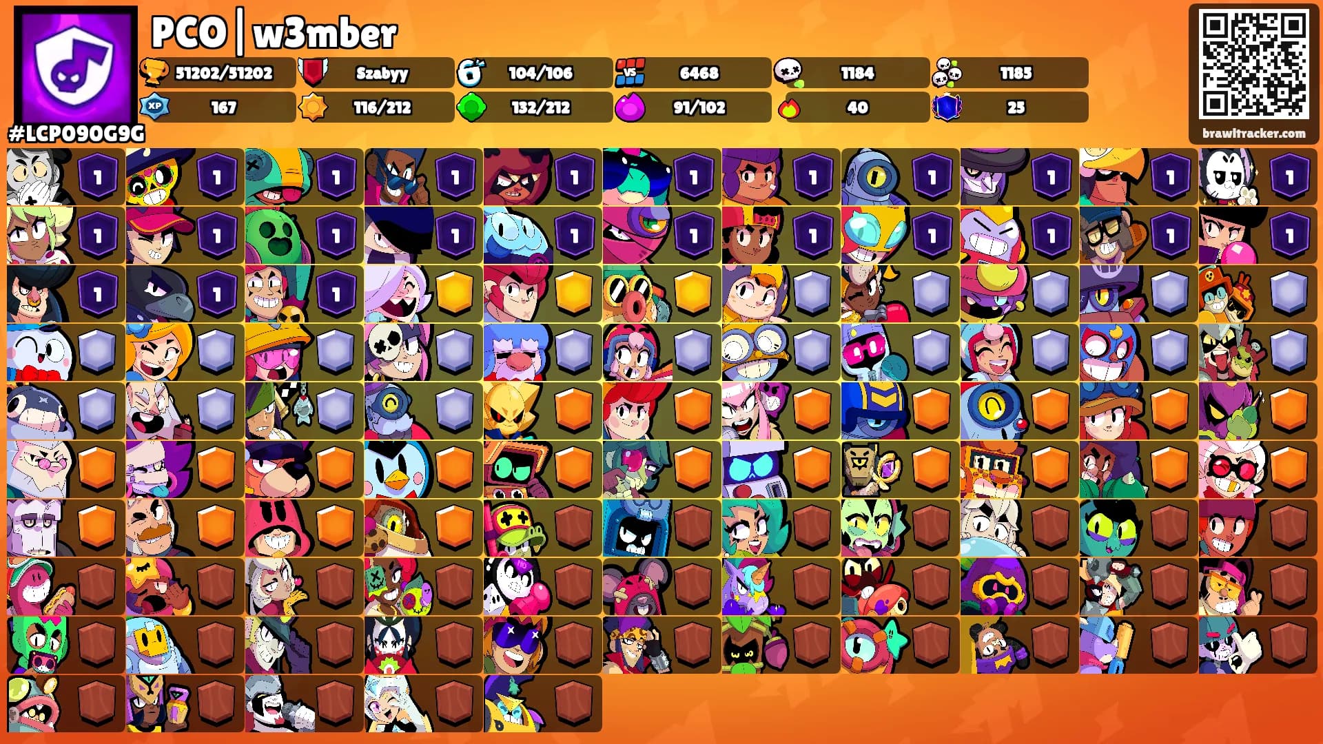 PCO|w3mber's Ranks