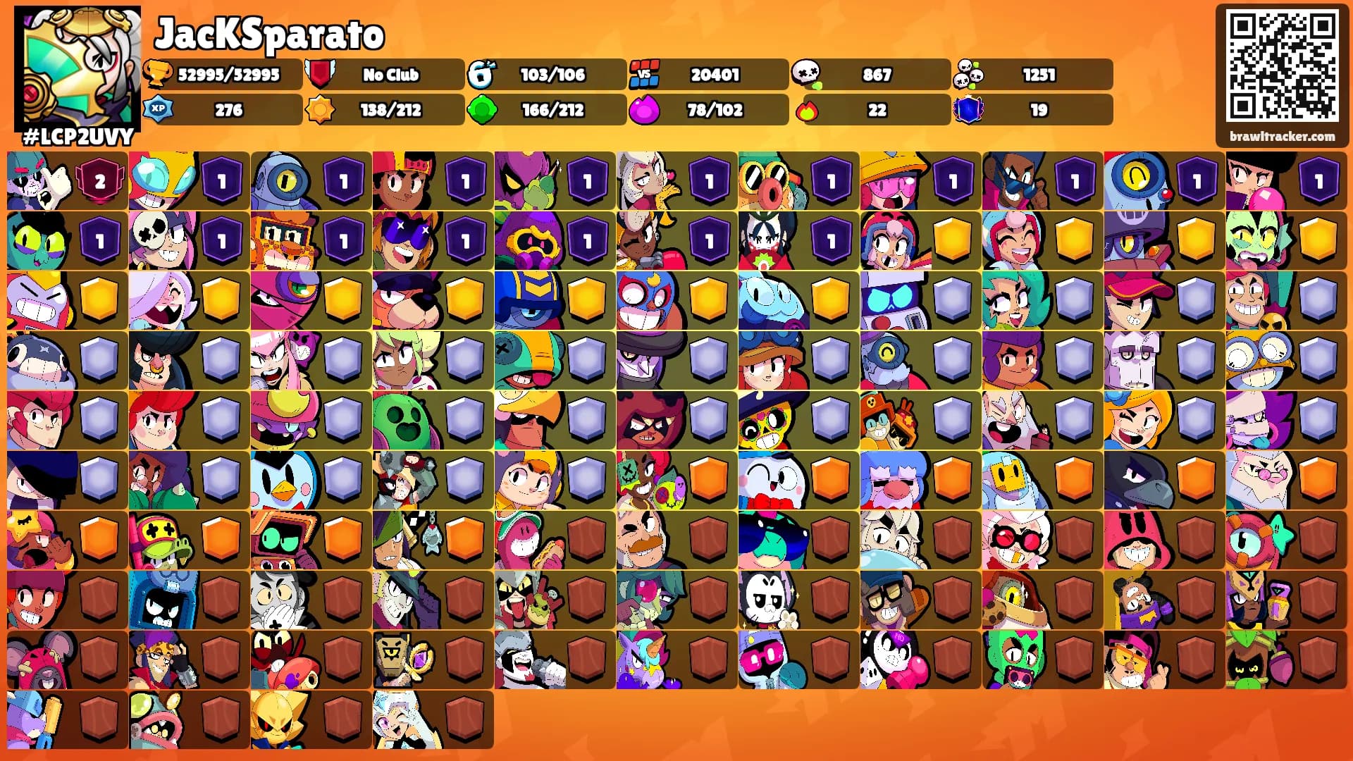 JacKSparato's Ranks