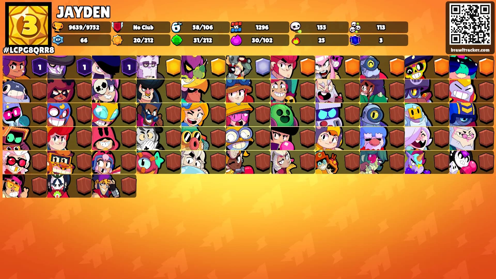 JAYDEN's Ranks