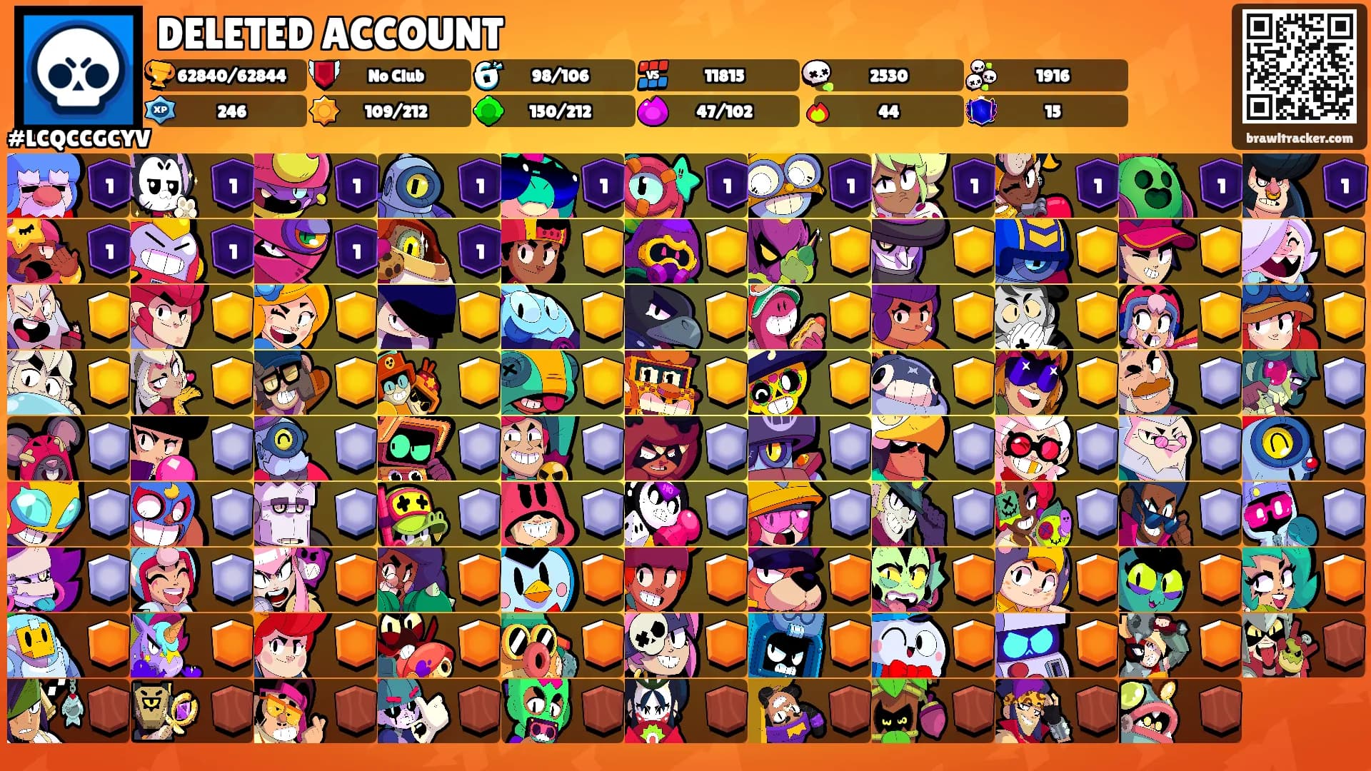 DELETED ACCOUNT's Ranks