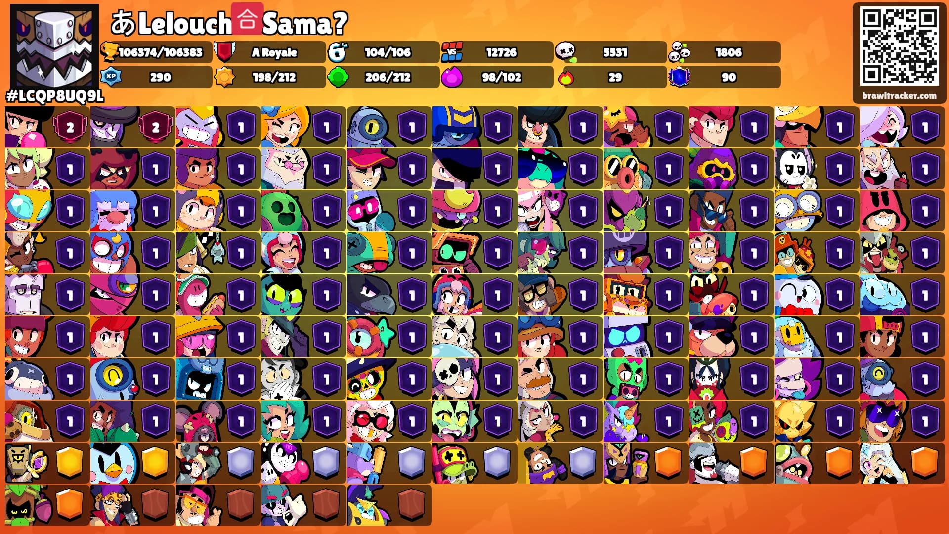 あLelouch🈴Sama?'s Ranks