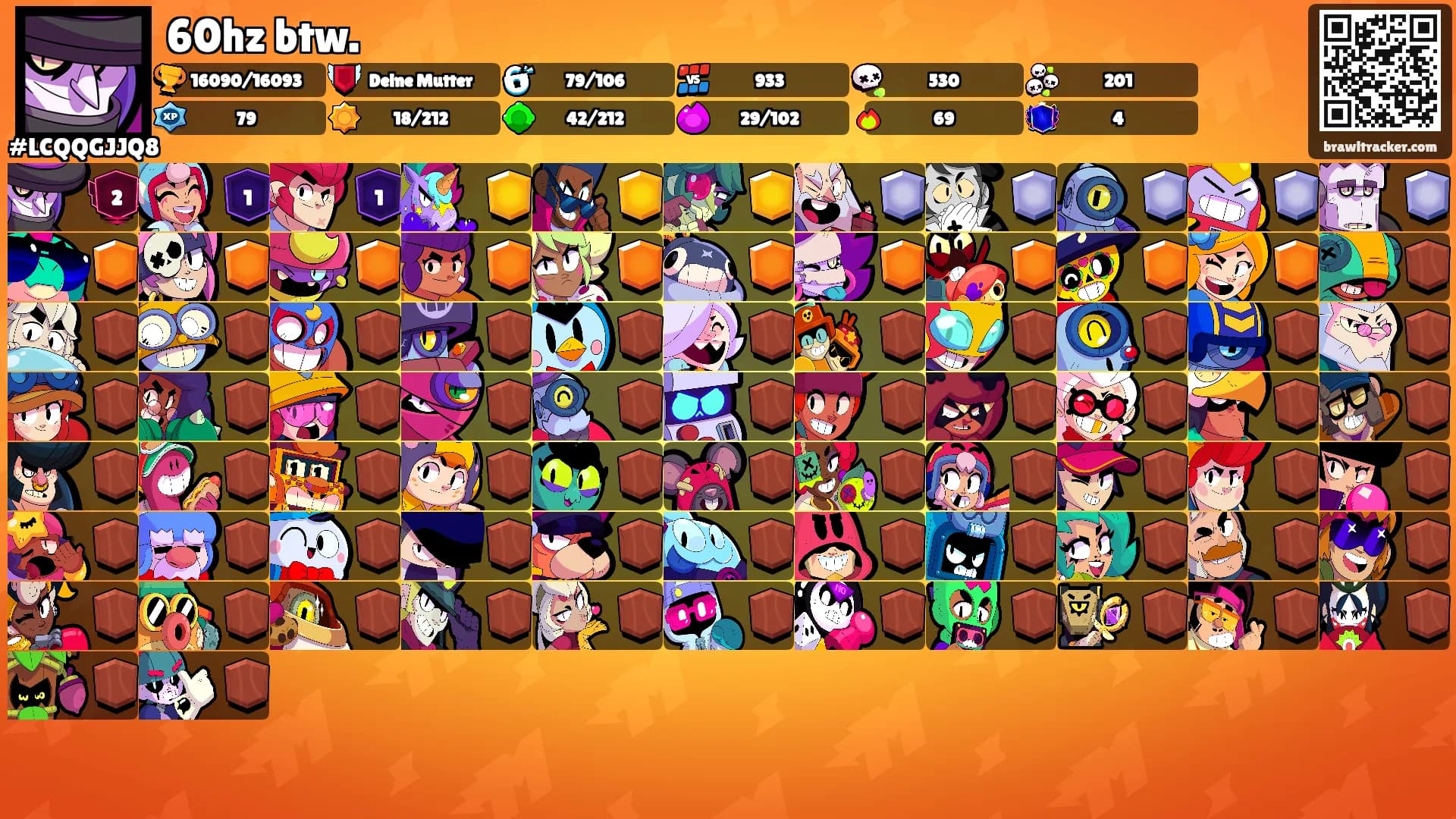 60hz btw.'s Ranks