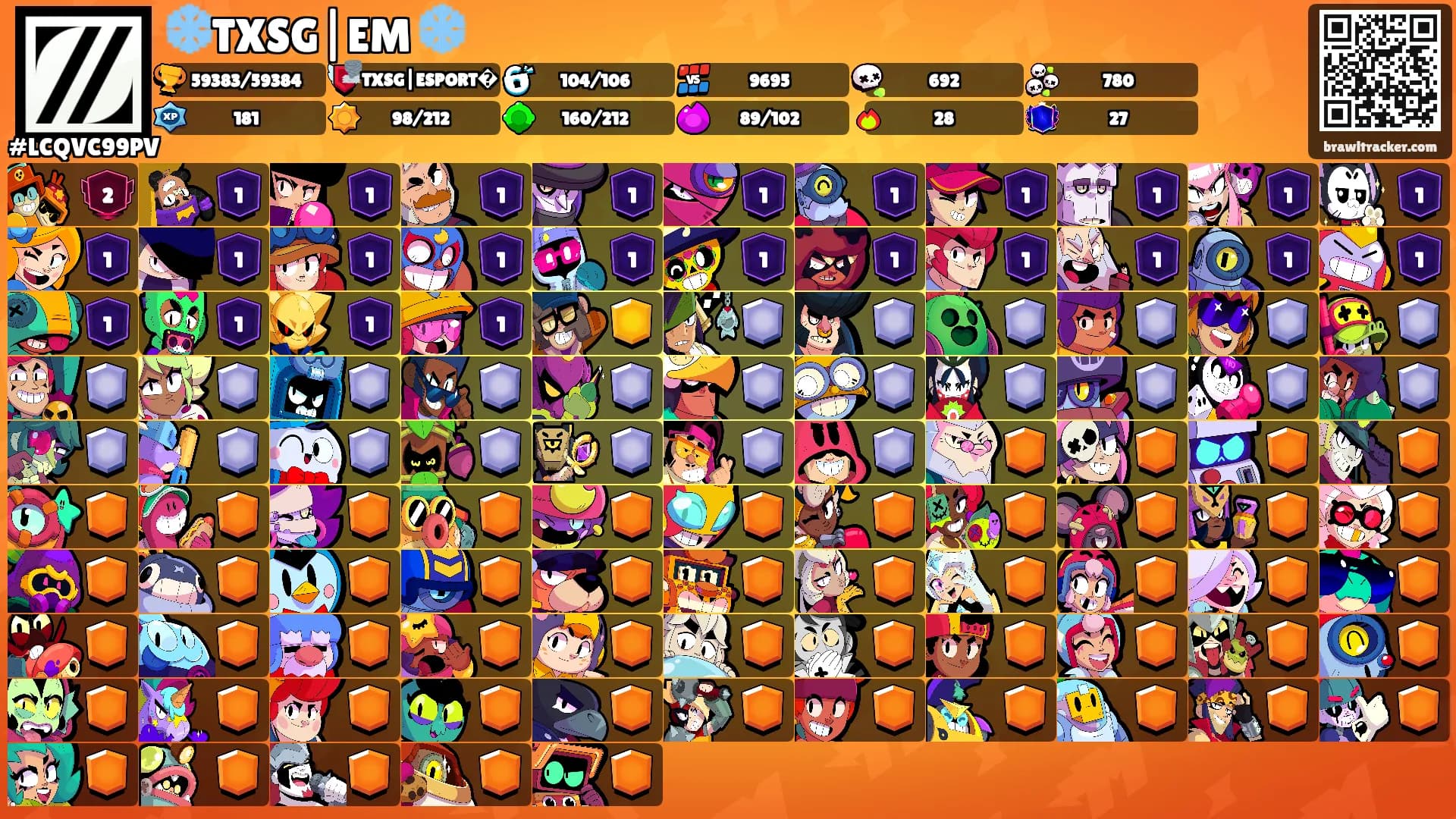 ❄️TXSG|EM ❄️'s Ranks