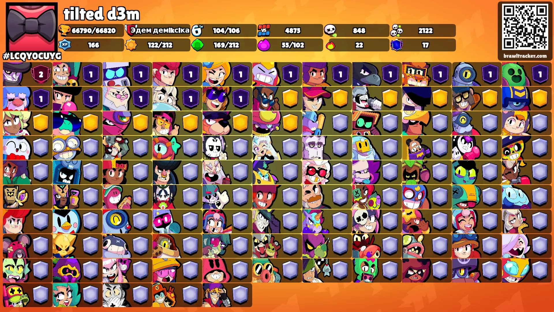 tilted d3m's Ranks