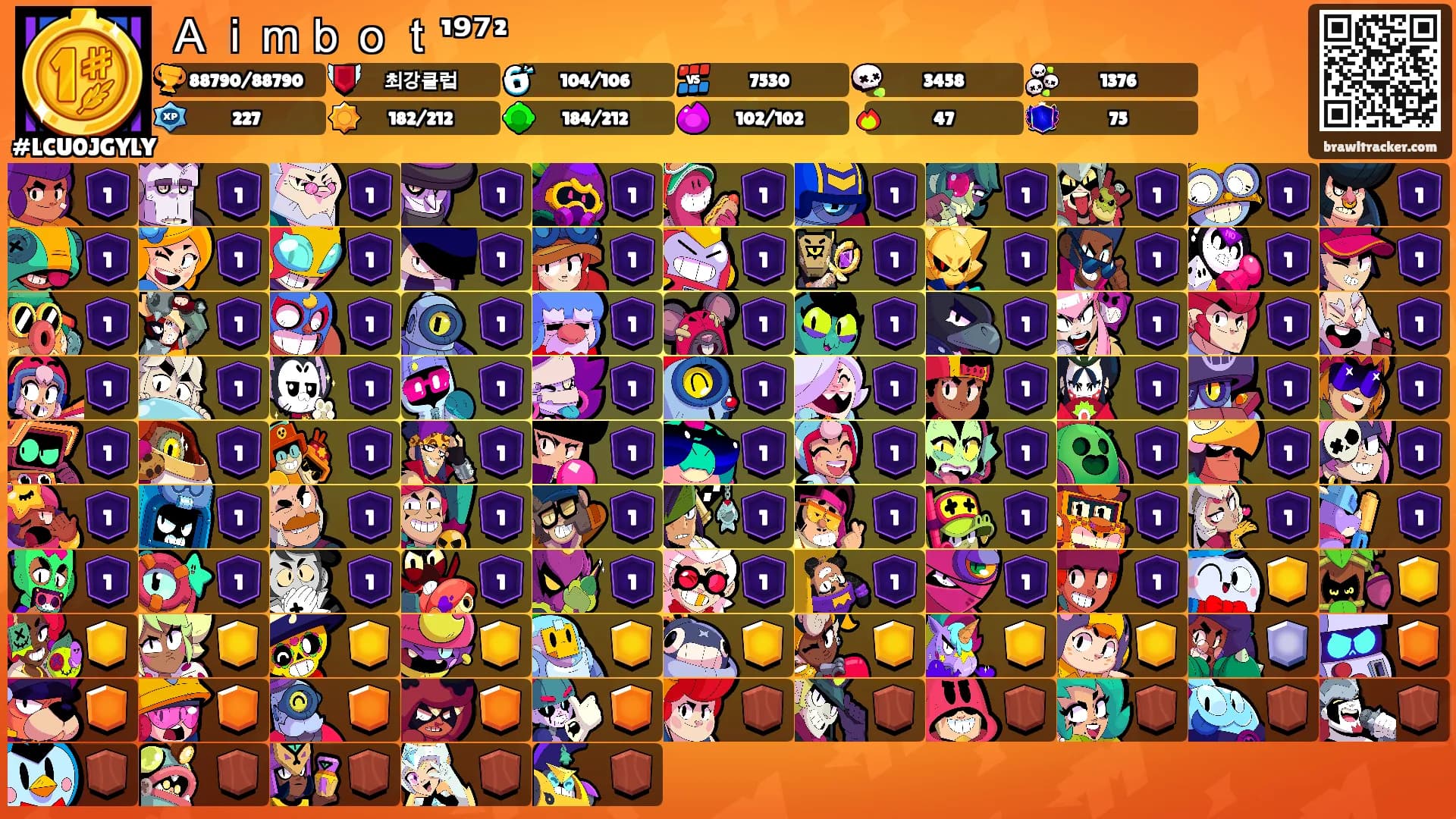 Ａｉｍｂｏｔ¹⁹⁷²'s Ranks