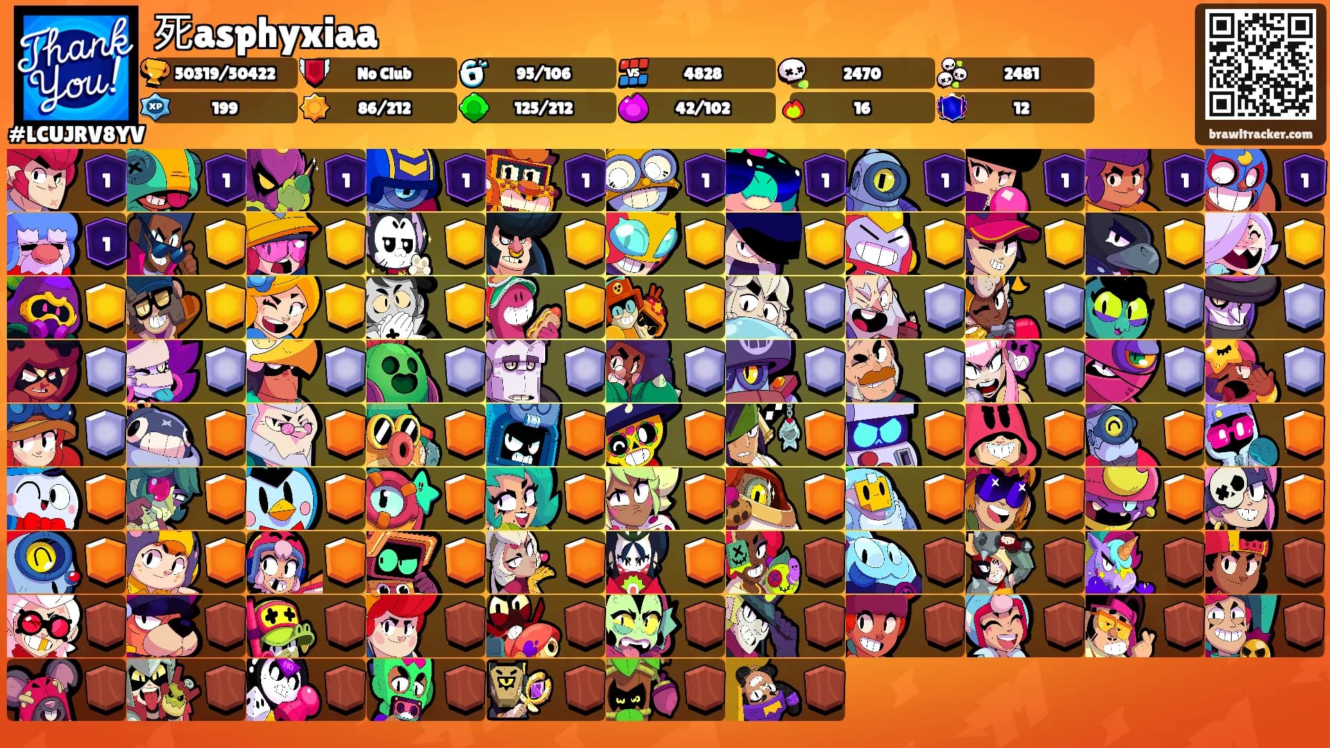 死asphyxiaa's Ranks