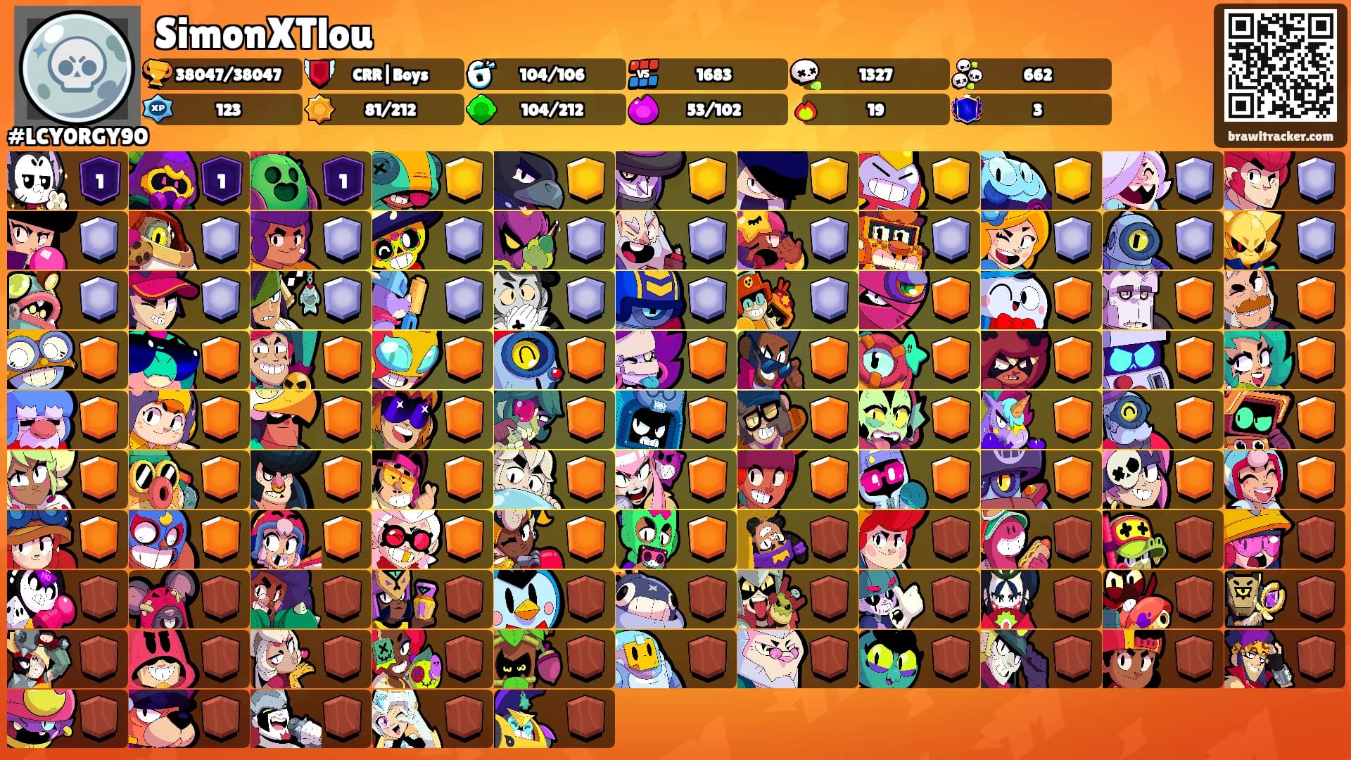 SimonXTlou's Ranks