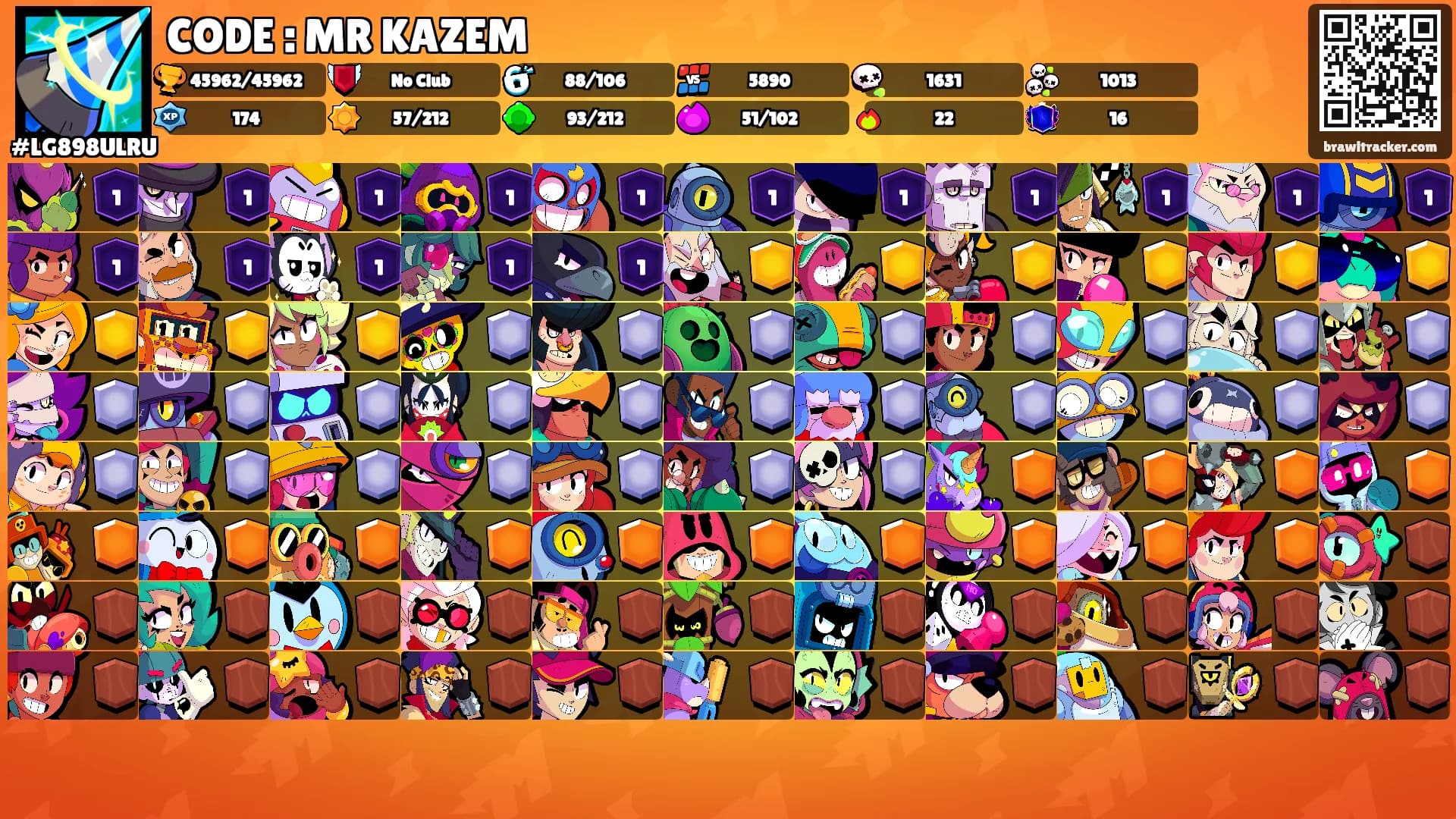 CODE : MR KAZEM's Ranks