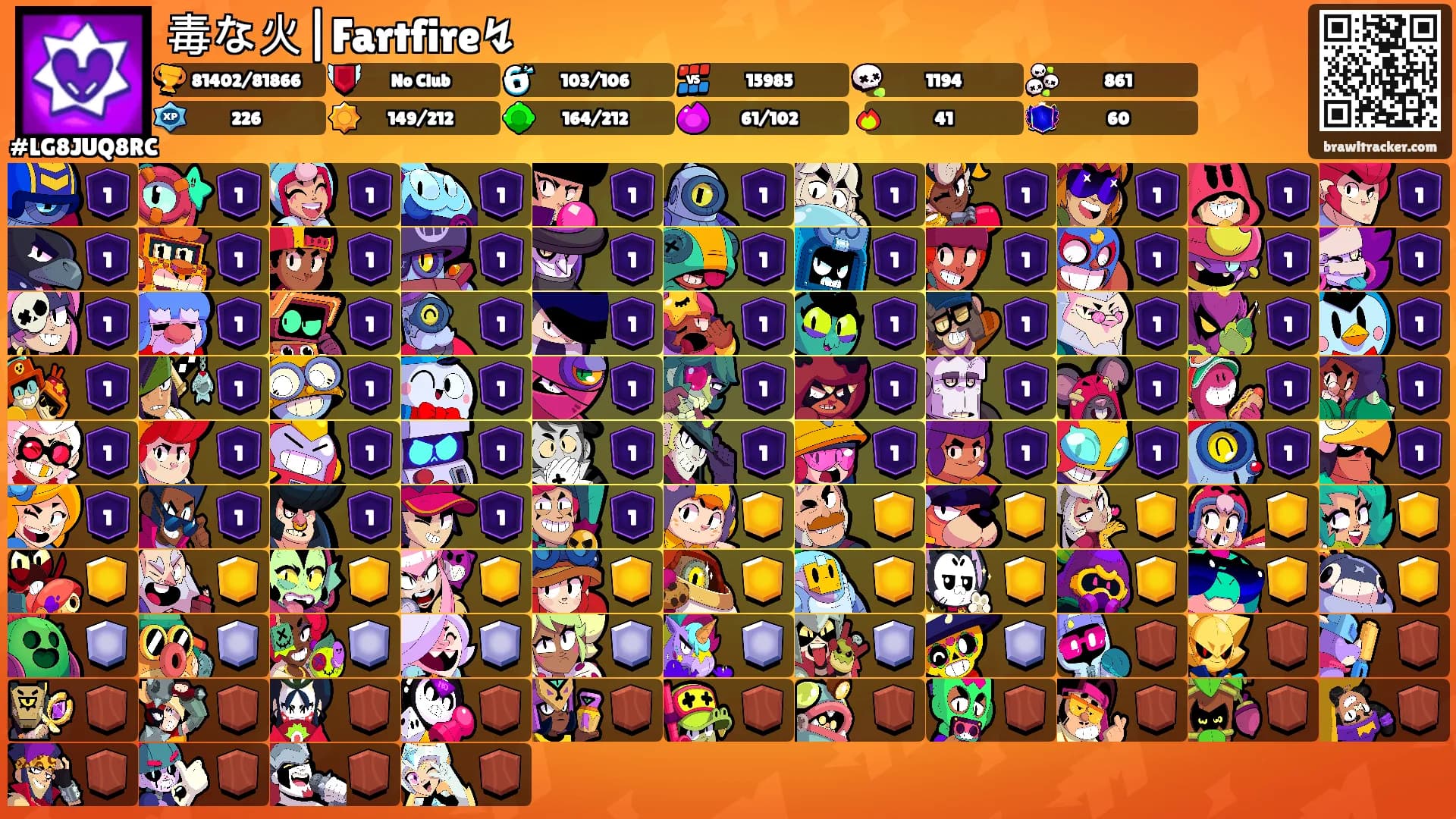 毒な火|Fartfire↯'s Ranks