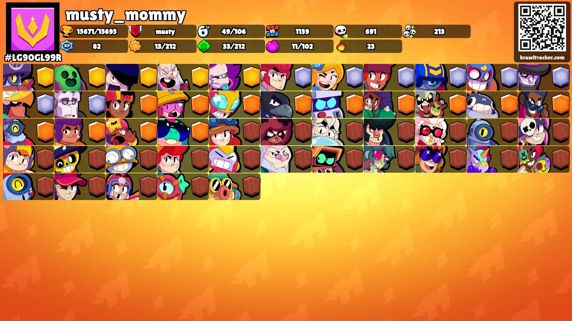 musty_mommy's Ranks