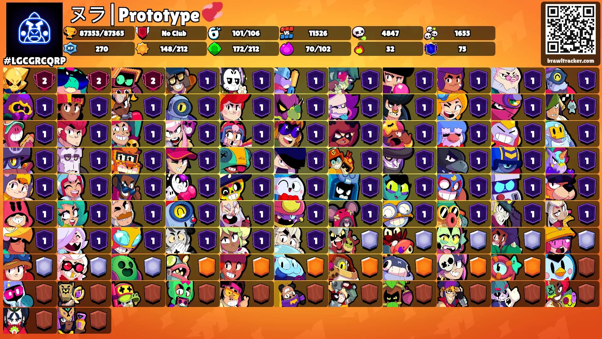ヌラ|Prototype 💞's Ranks