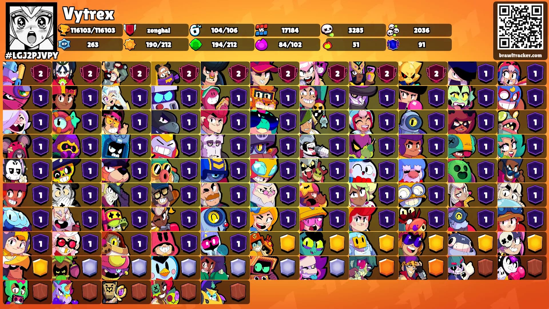 Vytrex's Ranks