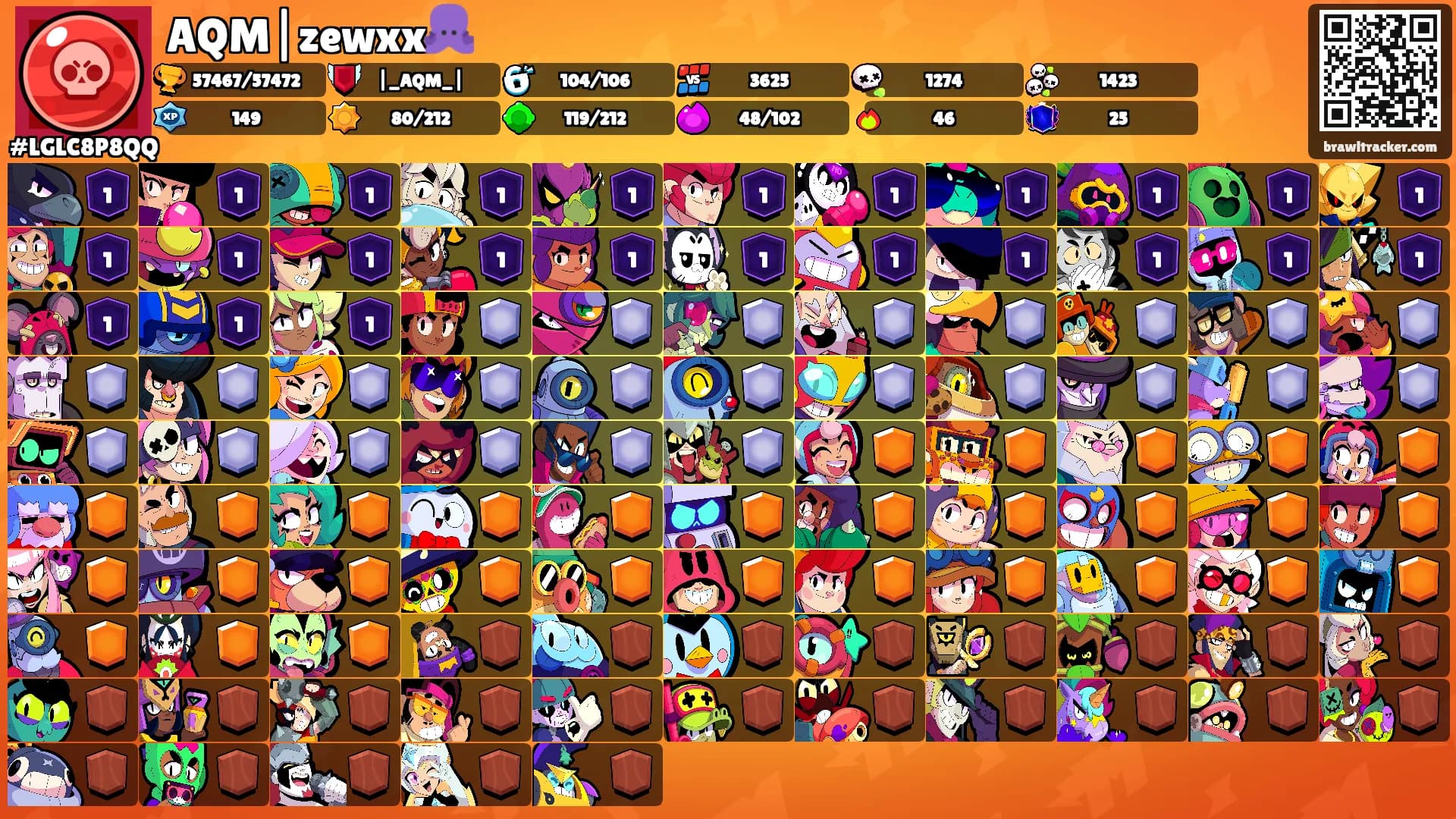 AQM|zewxx🐙's Ranks