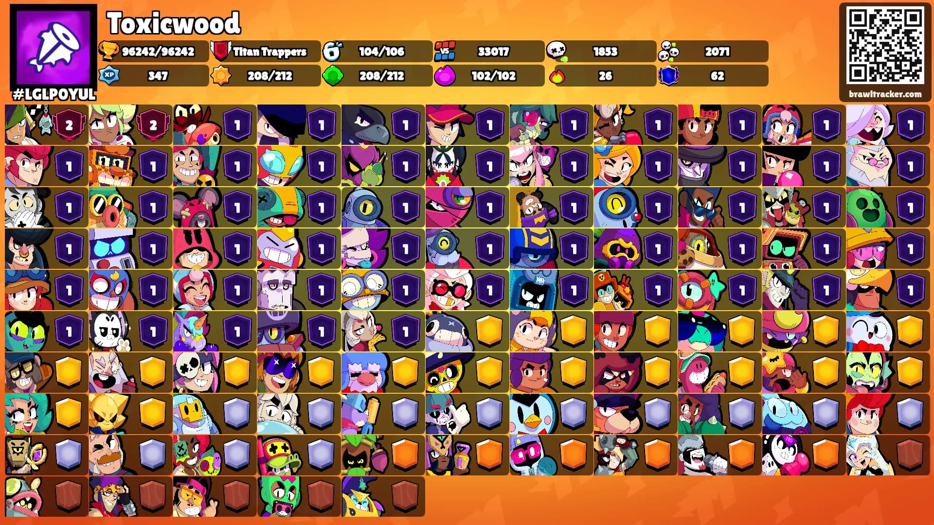 Toxicwood's Ranks