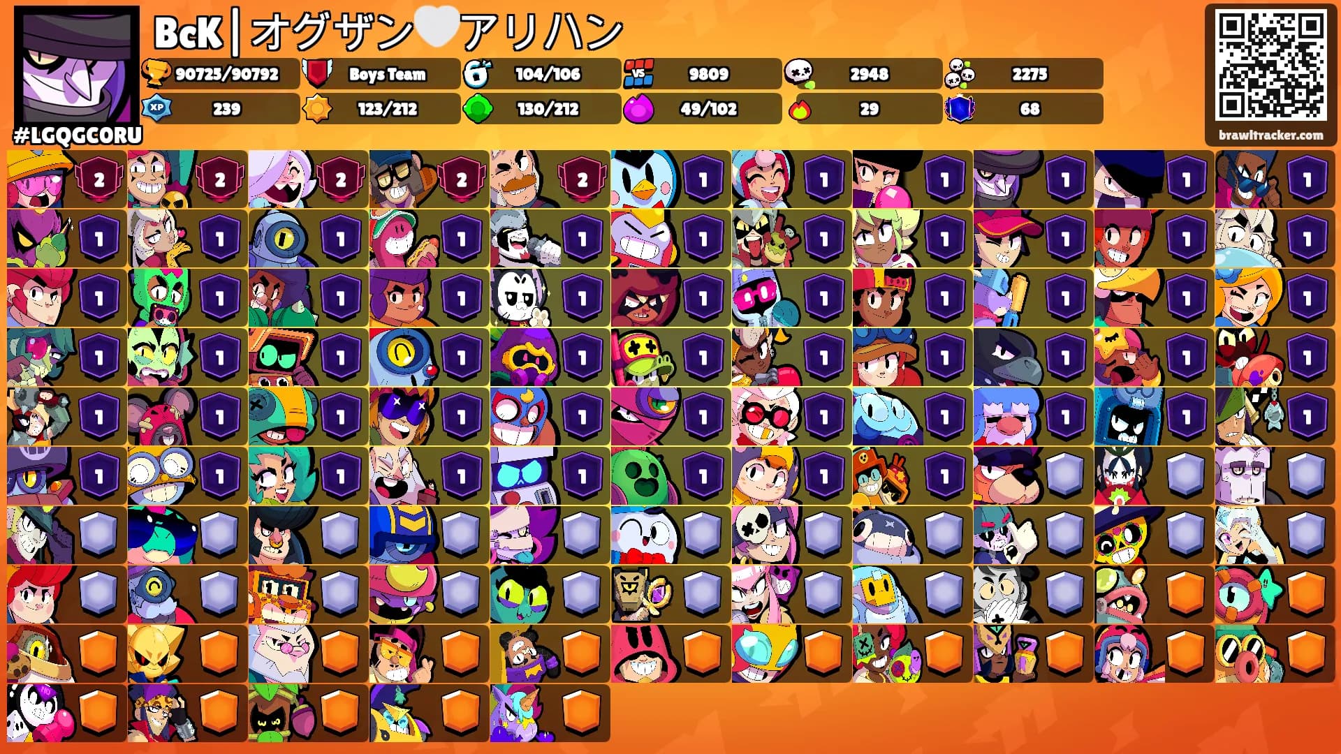 BcK|オグザン🤍アリハン's Ranks