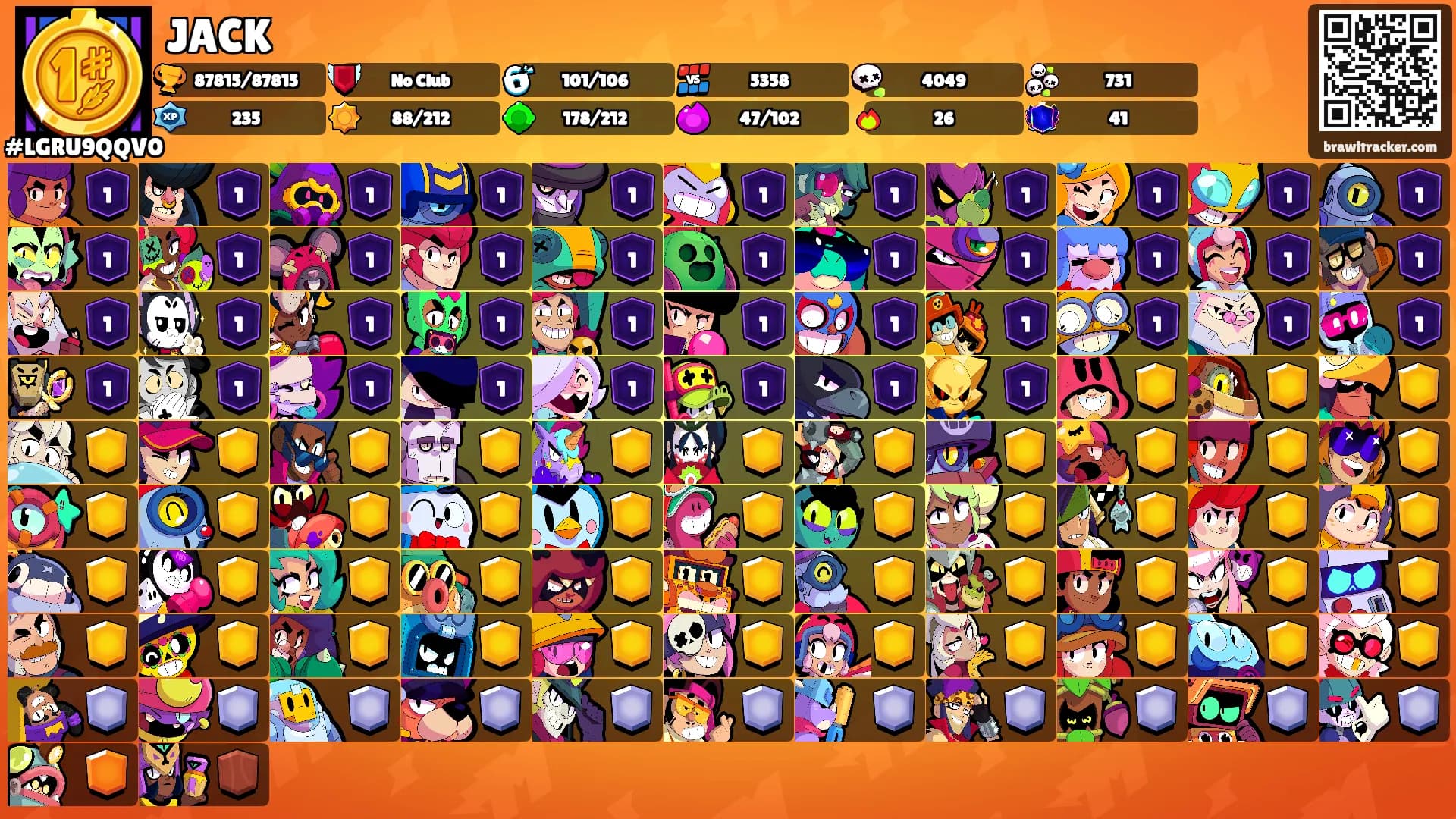 JACK's Ranks