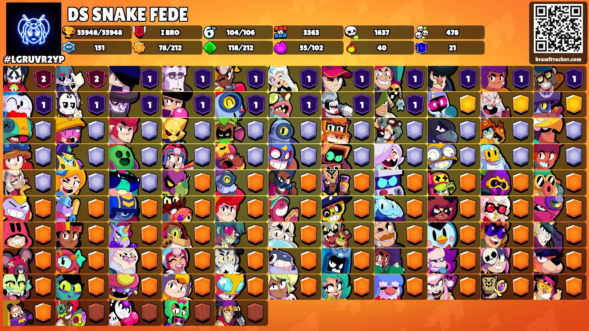 DS SNAKE FEDE's Ranks