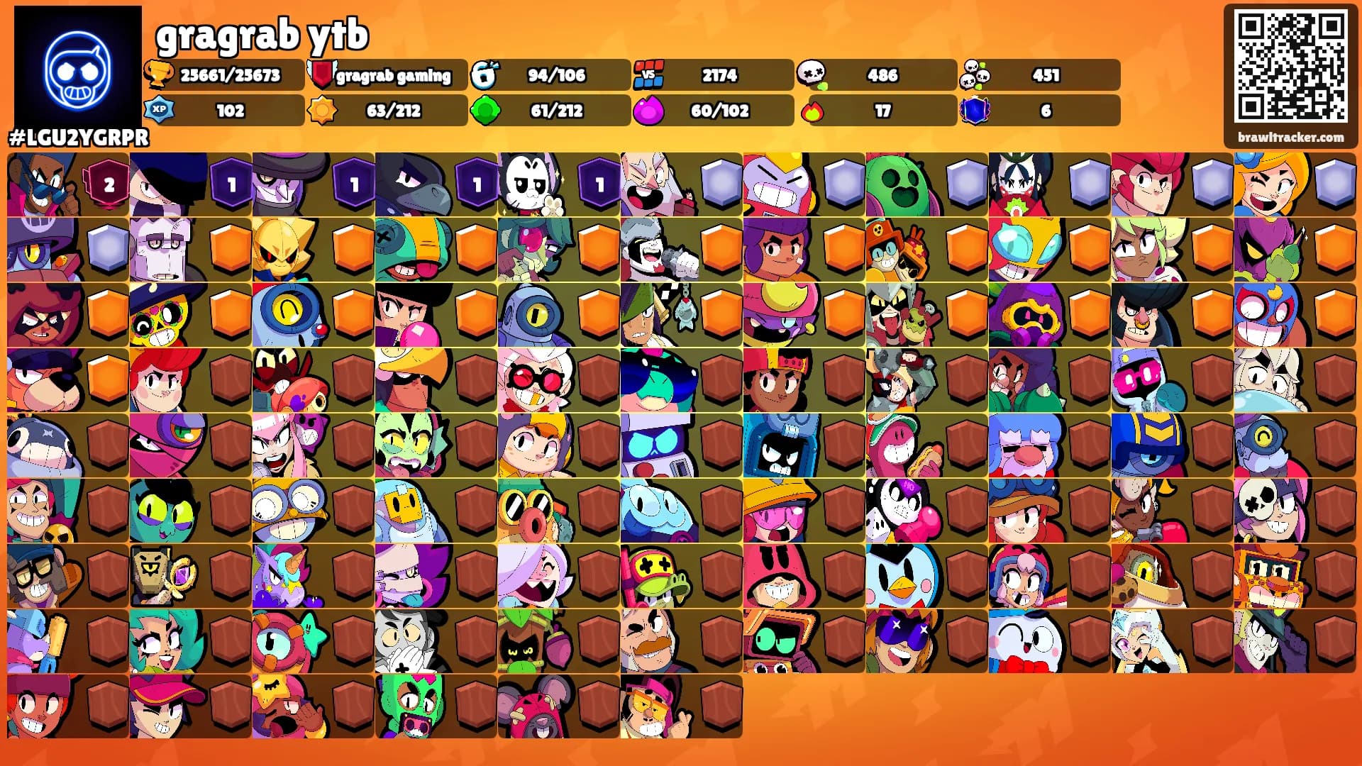 gragrab ytb's Ranks