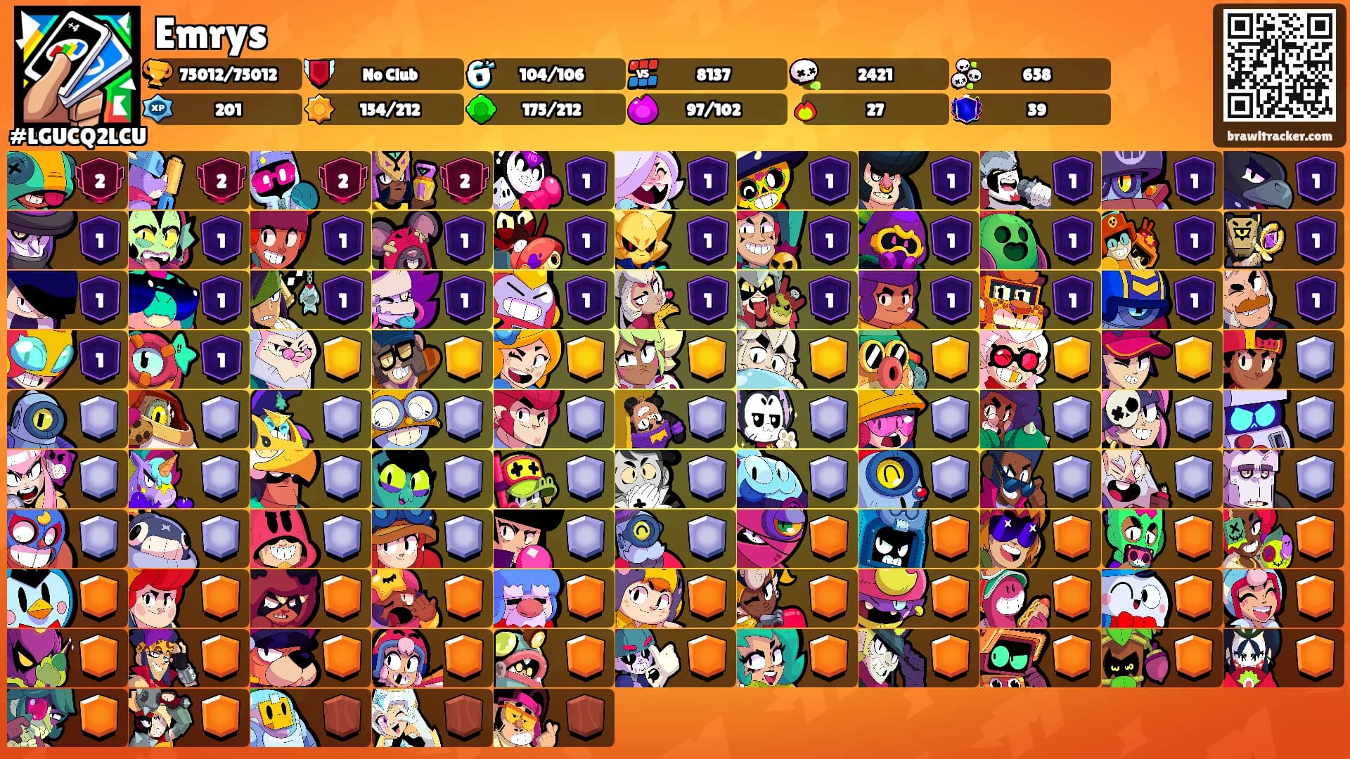 Emrys's Ranks