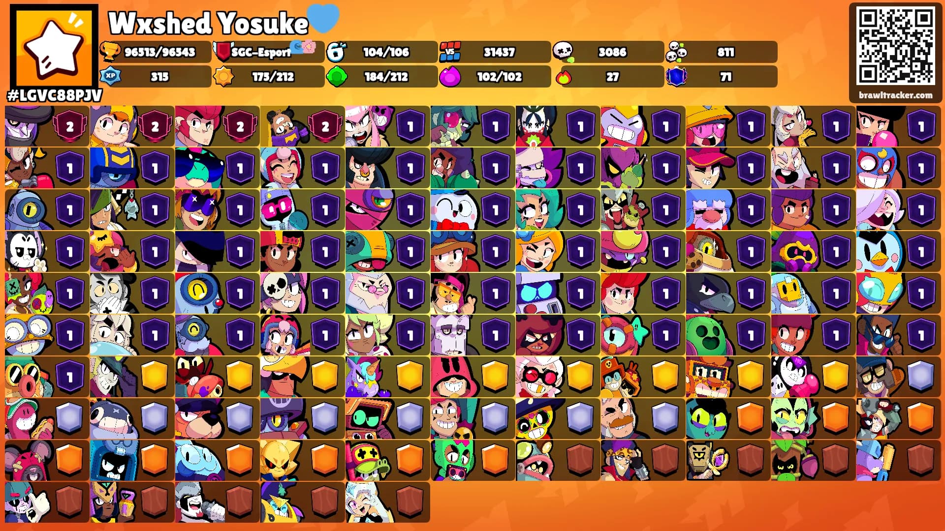 Wxshed Yosuke💙's Ranks