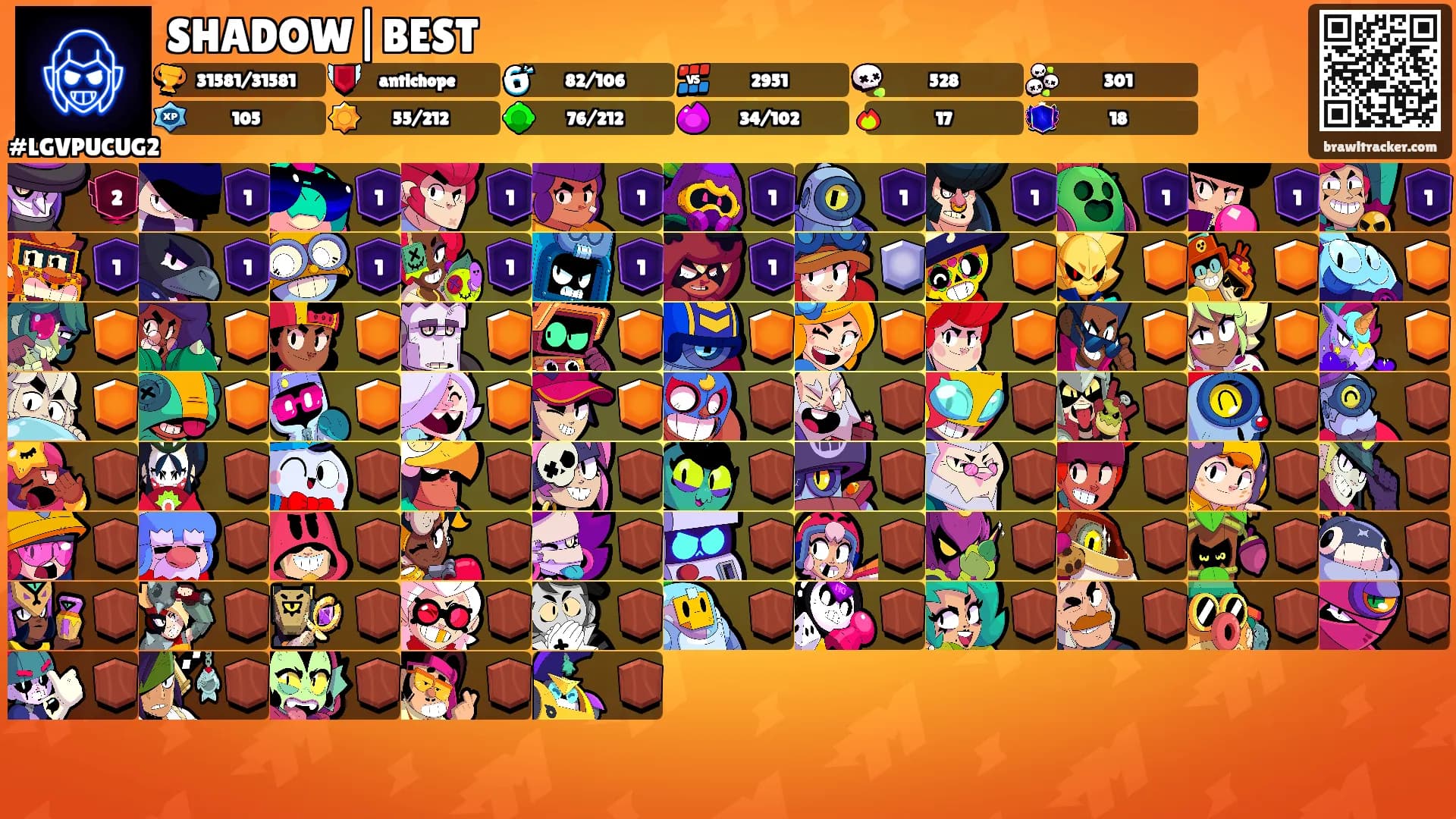 SHADOW|BEST's Ranks