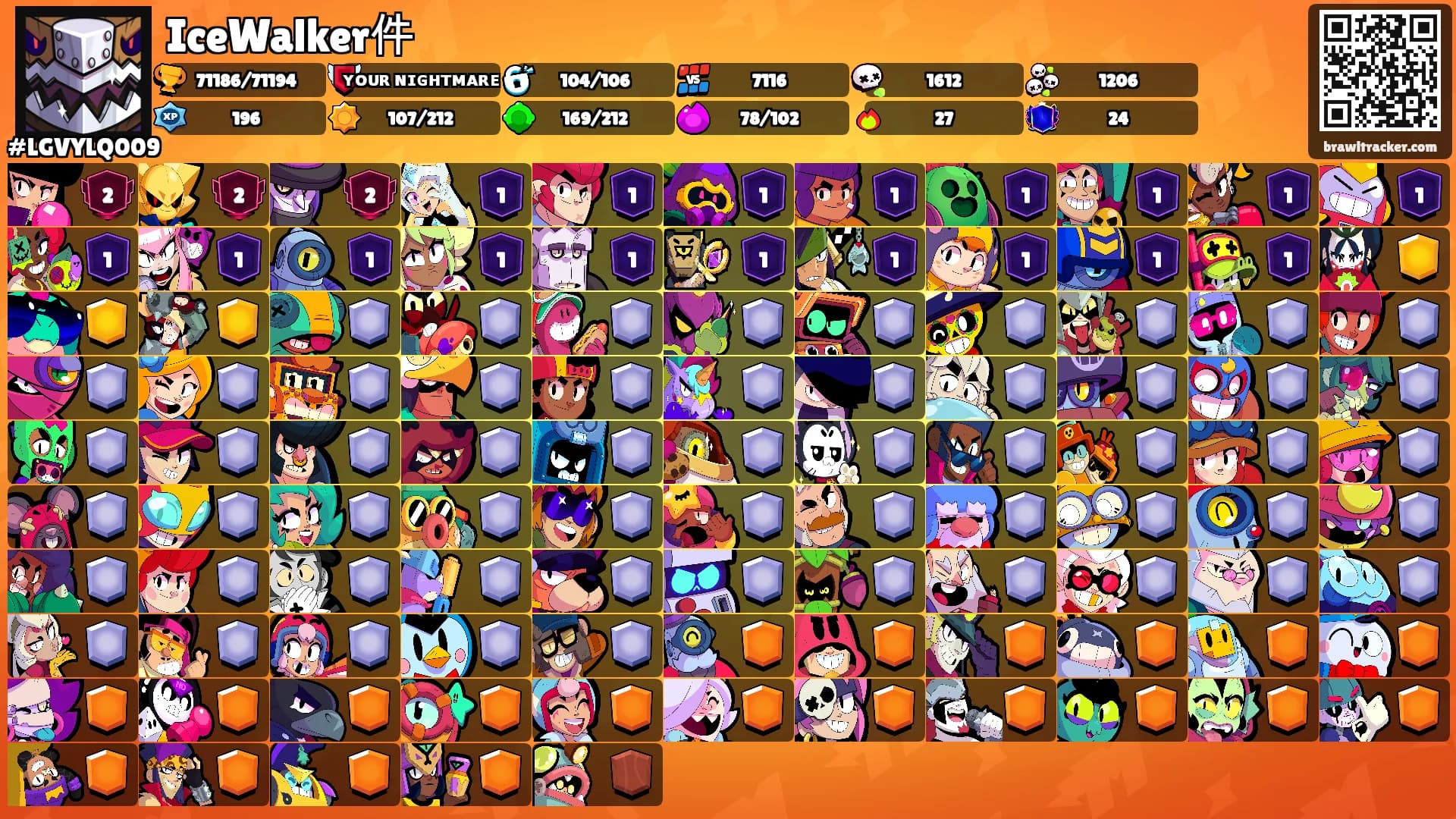 IceWalker件's Ranks