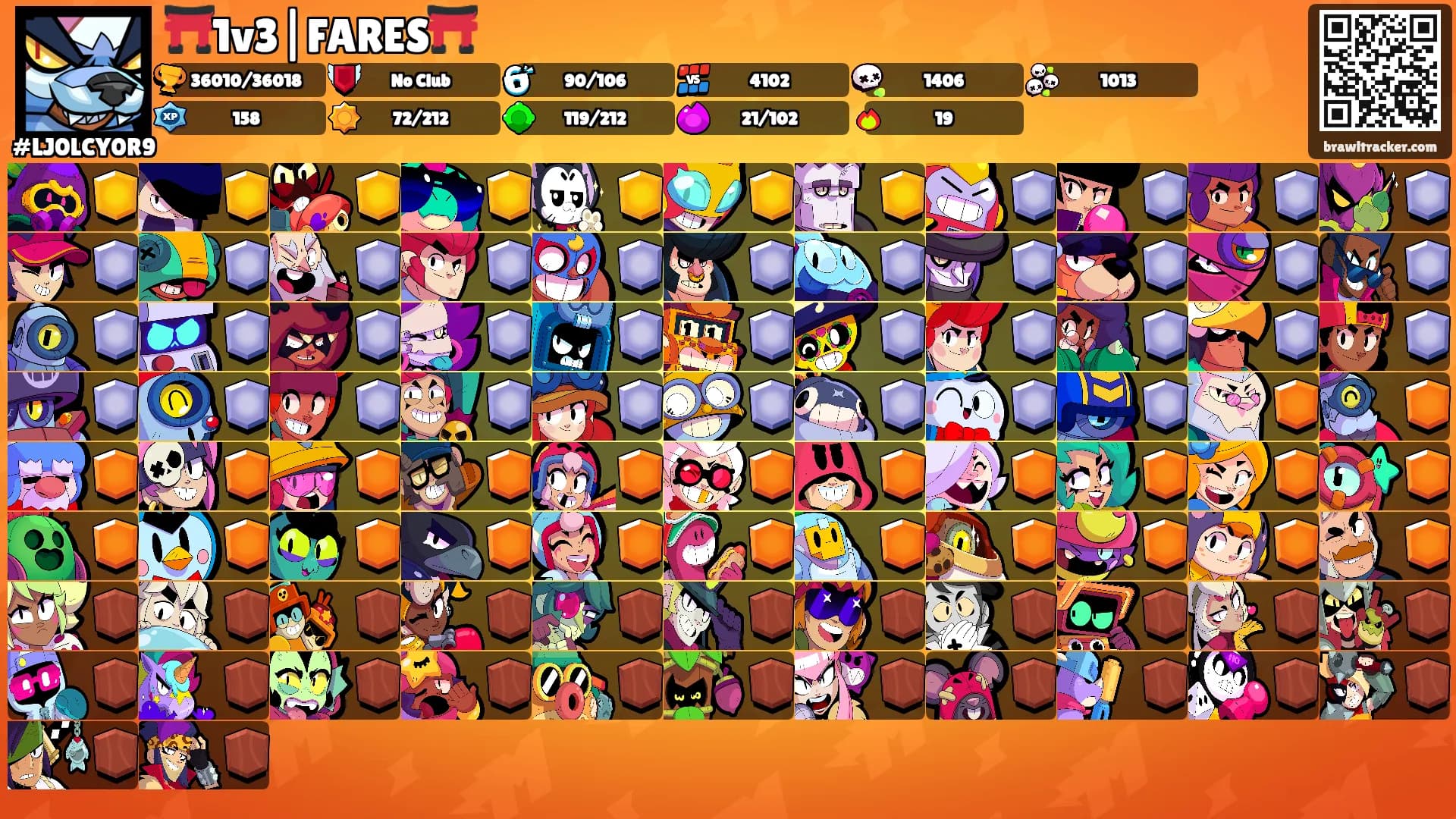 ⛩️1v3|FARES⛩️'s Ranks