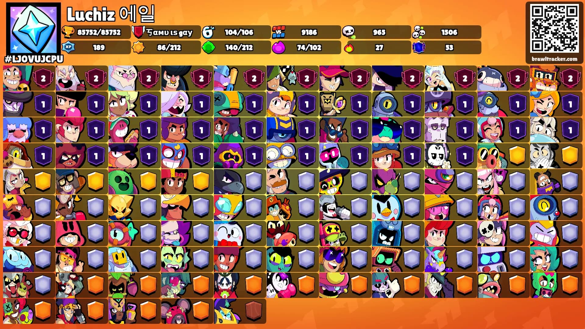 Luchiz 에일's Ranks