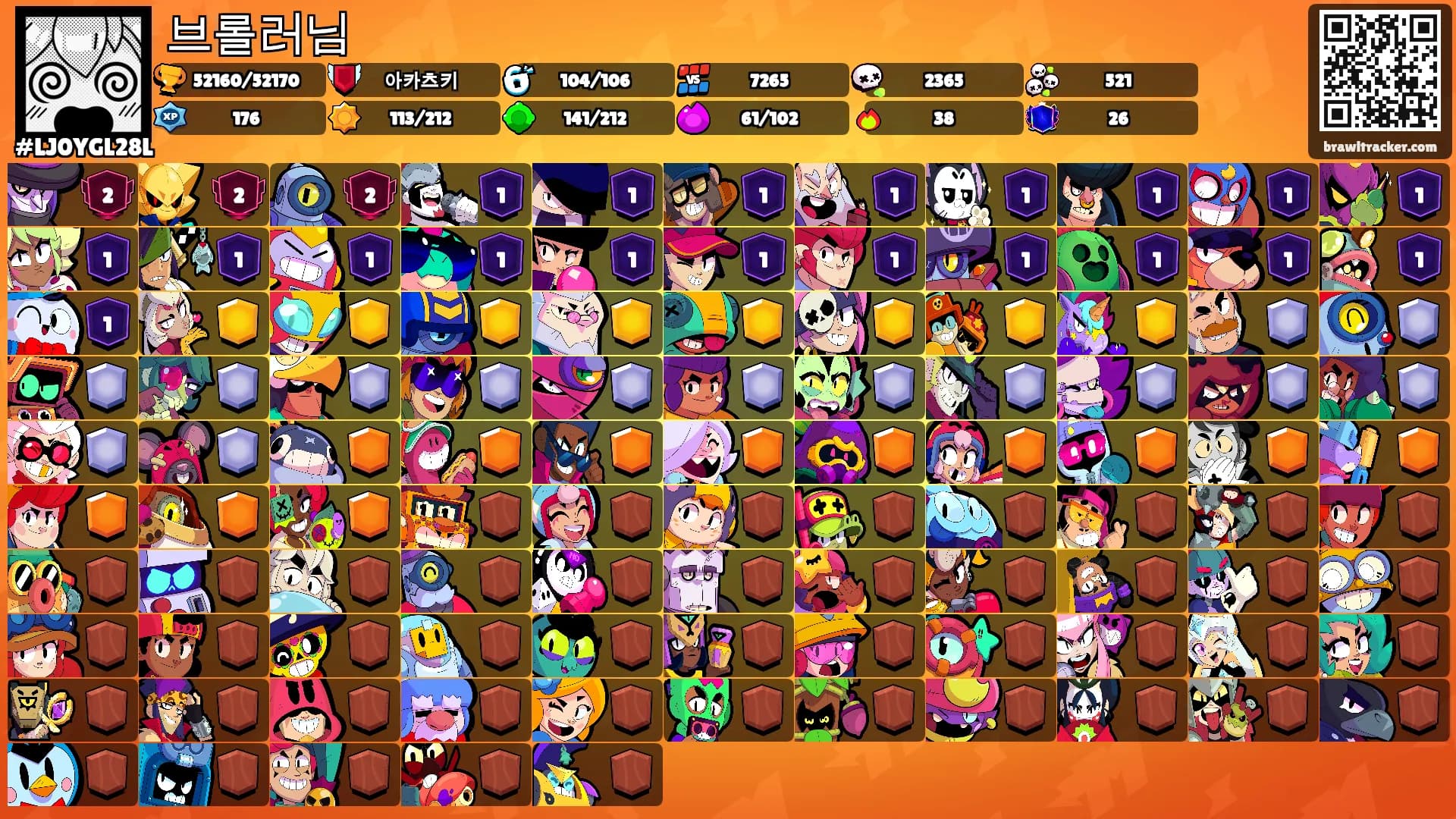 브롤러님's Ranks